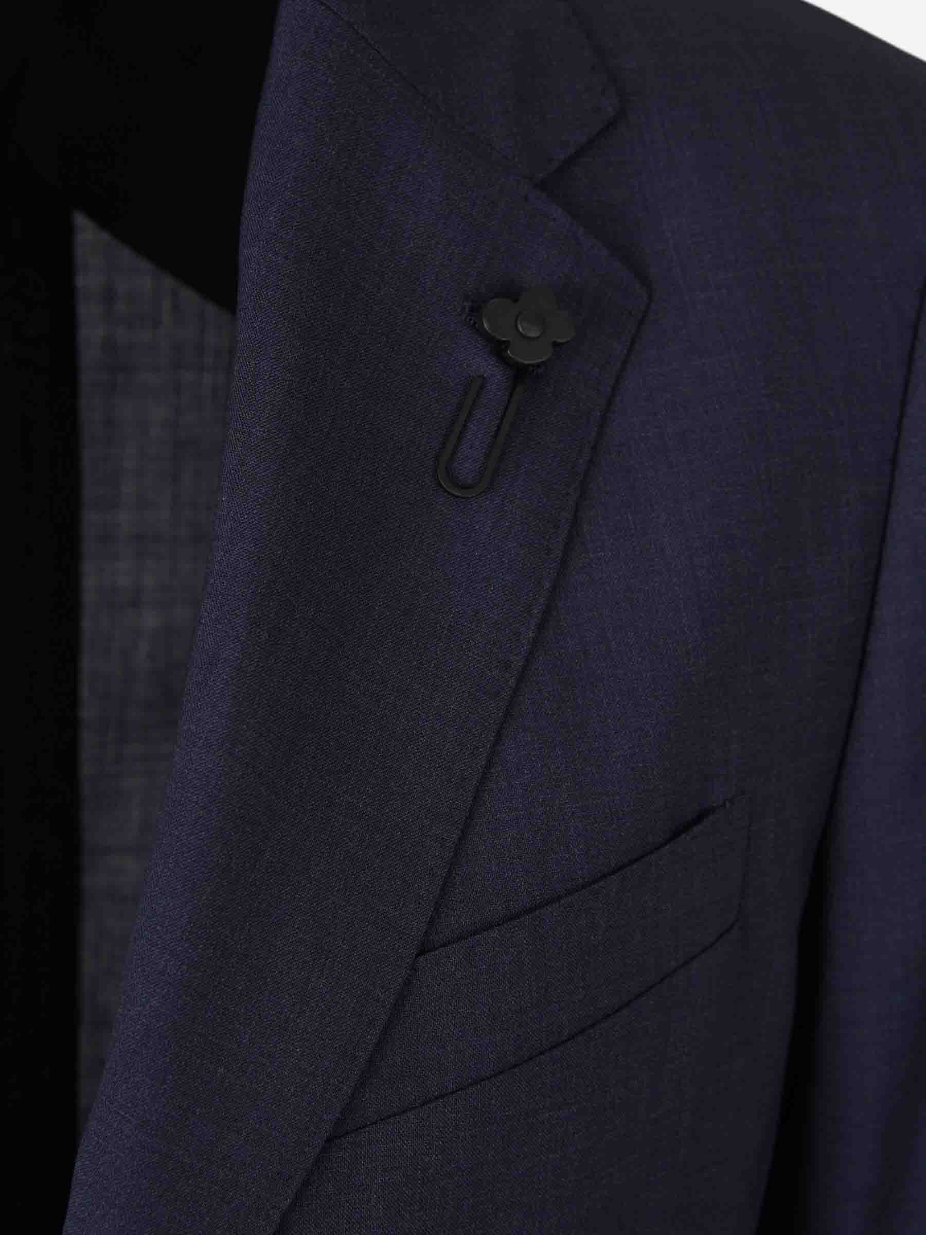 Outlet online Lardini Hombre Traje Formal Lana color Azul Marino sku 312-002846 01 - Foto 2