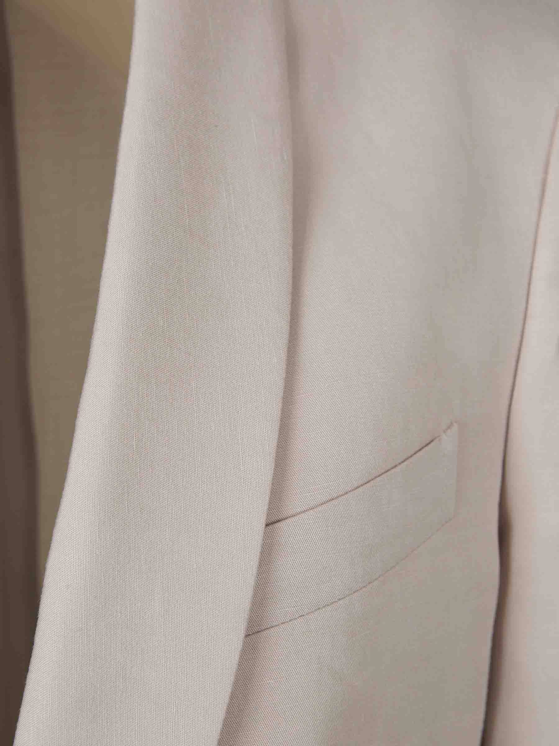 Boglioli Hombre Barcelona Traje Liso Lino color Beige sku 312-002847 01 - Foto 3