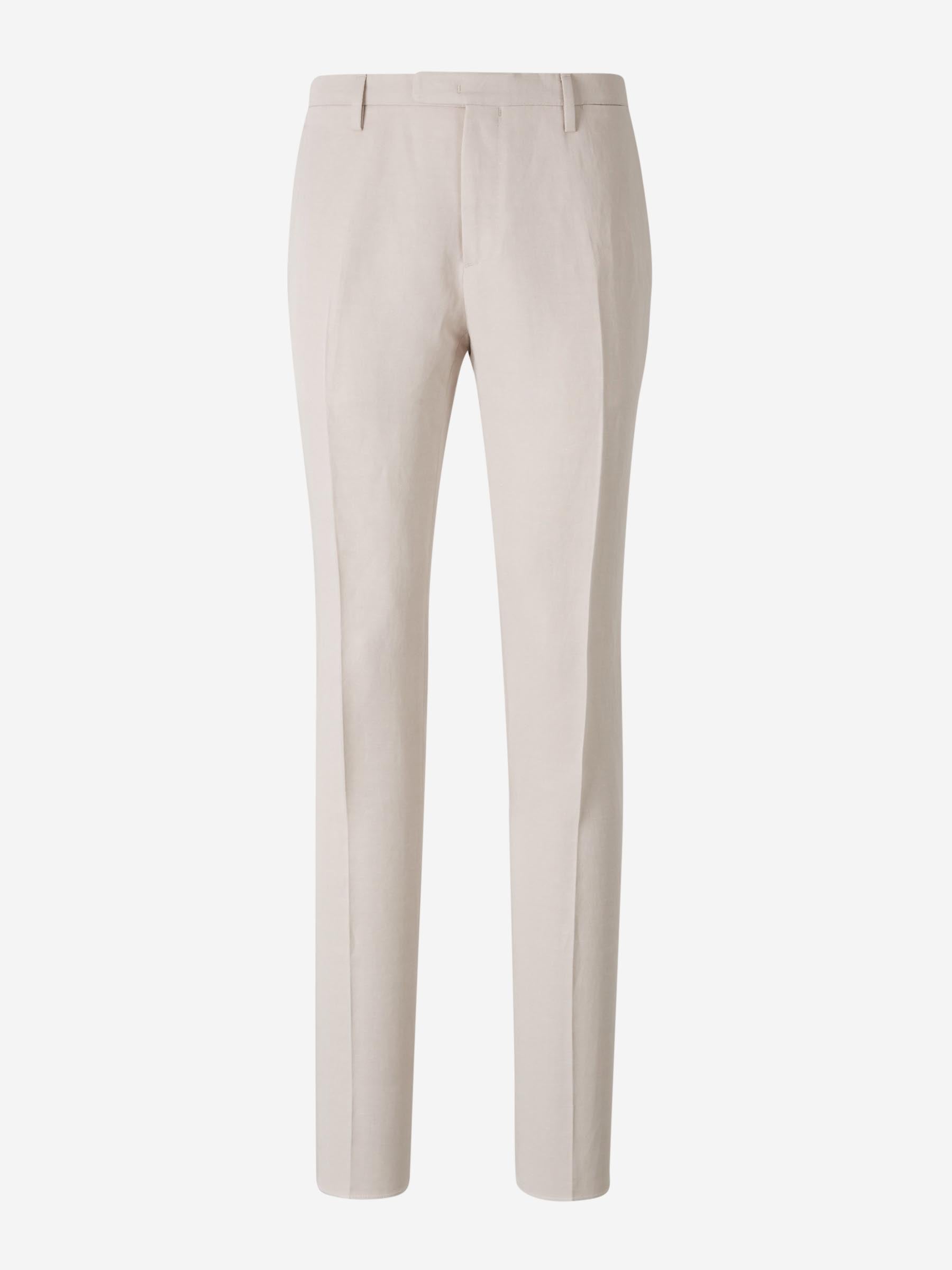 Boglioli Hombre Barcelona Traje Liso Lino color Beige sku 312-002847 01 - Foto 6