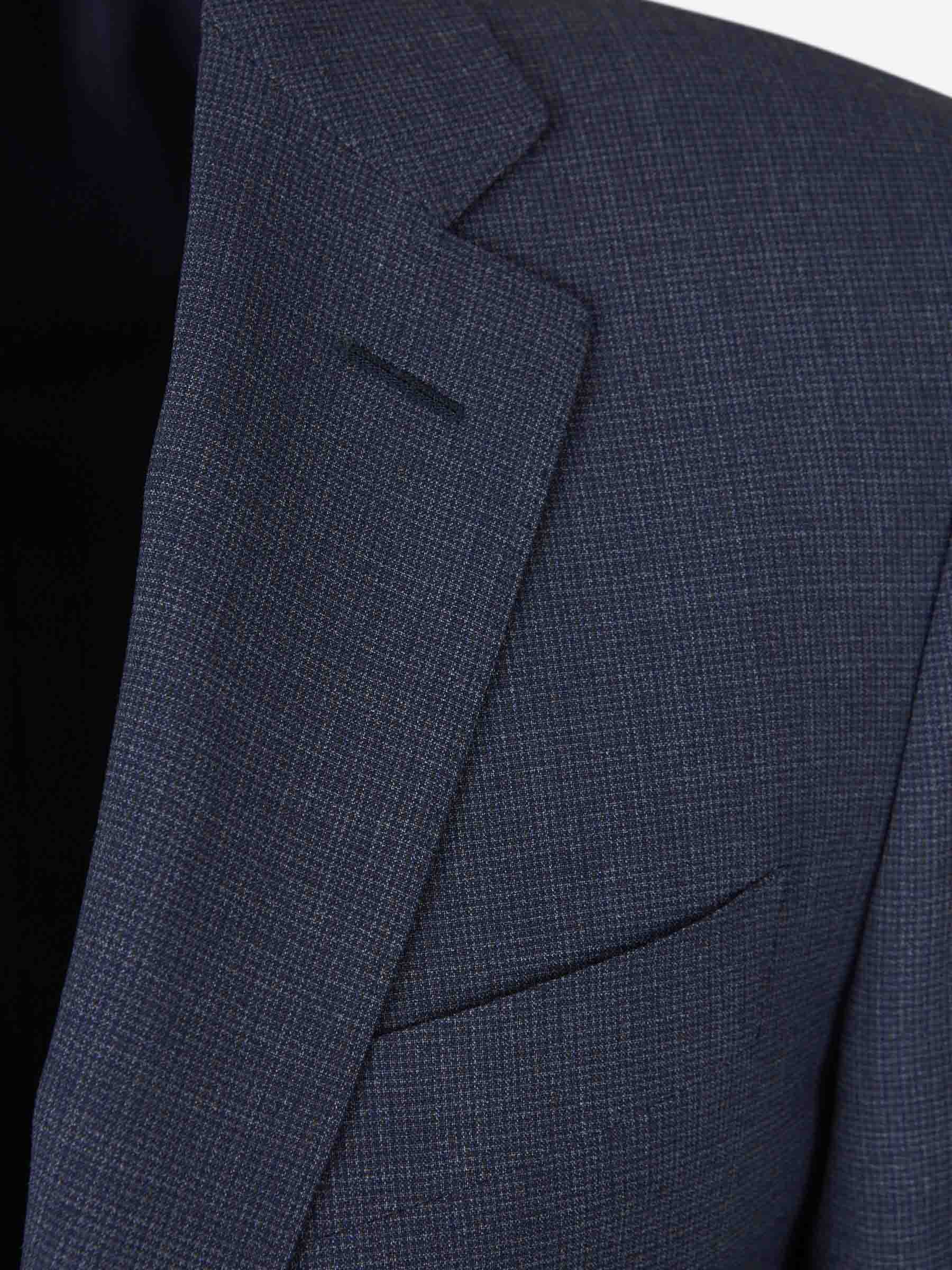 Canali Hombre Barcelona Traje Jaspeado Lana color Azul Marino sku 312-002852 01 - Foto 3