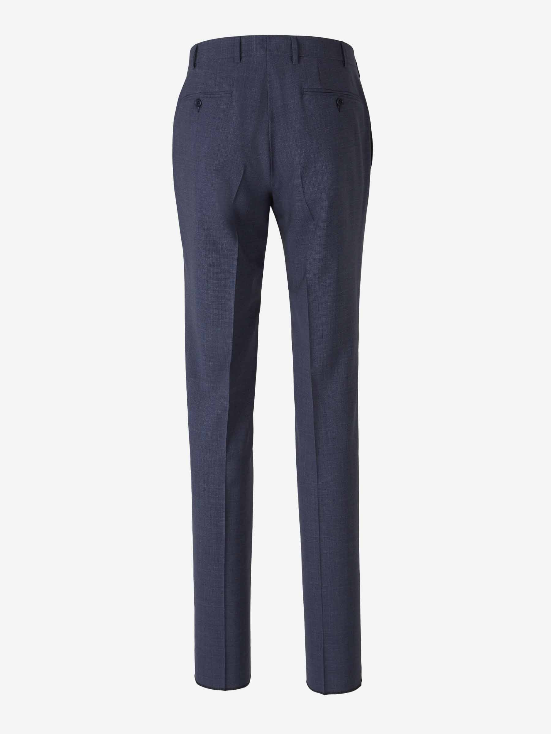Canali Hombre Barcelona Traje Jaspeado Lana color Azul Marino sku 312-002852 01 - Foto 7