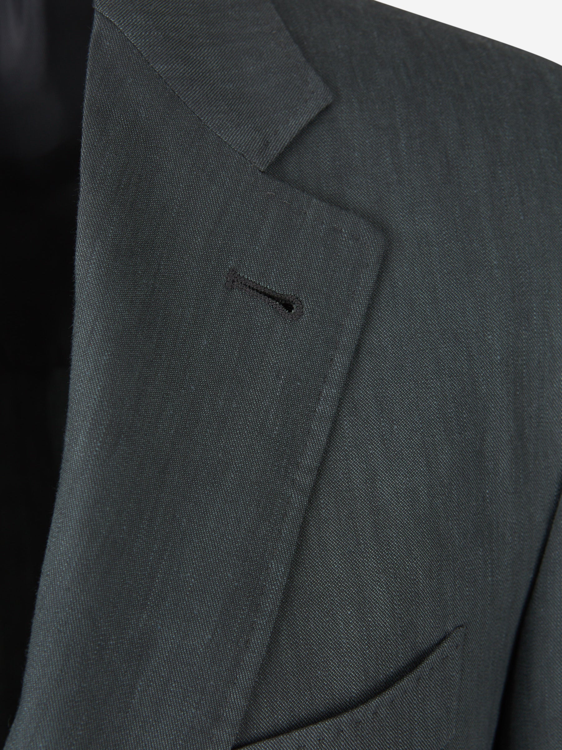 Outlet online Canali Hombre Traje Lino Lana Liso color Gris Piedra sku 312-002854 01 - Foto 3