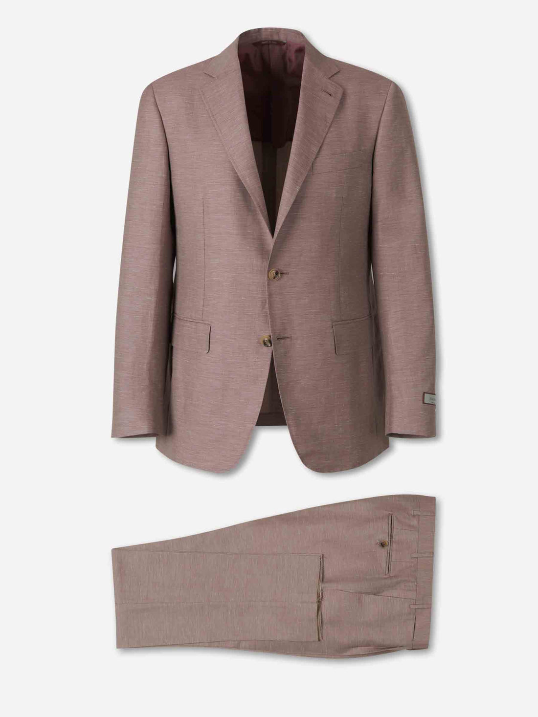 Outlet online Canali Hombre Traje Recto Lana color Rosa Envejecido sku 312-002855 01 - Foto 1