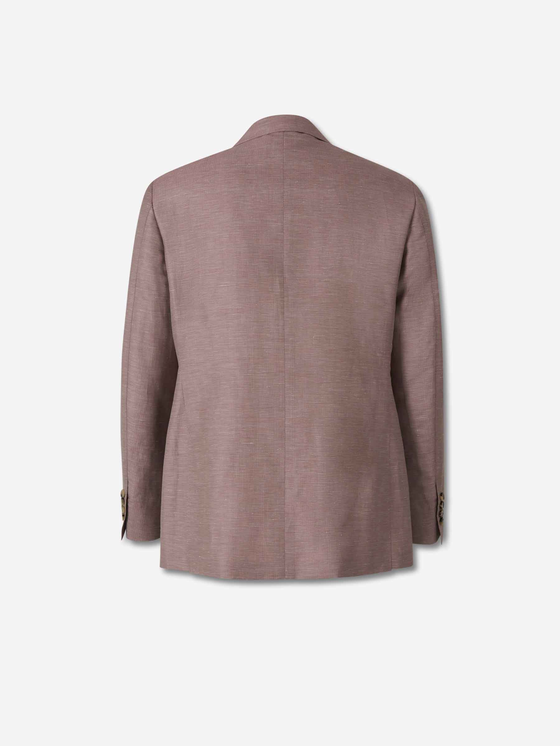 Outlet online Canali Hombre Traje Recto Lana color Rosa Envejecido sku 312-002855 01 - Foto 2