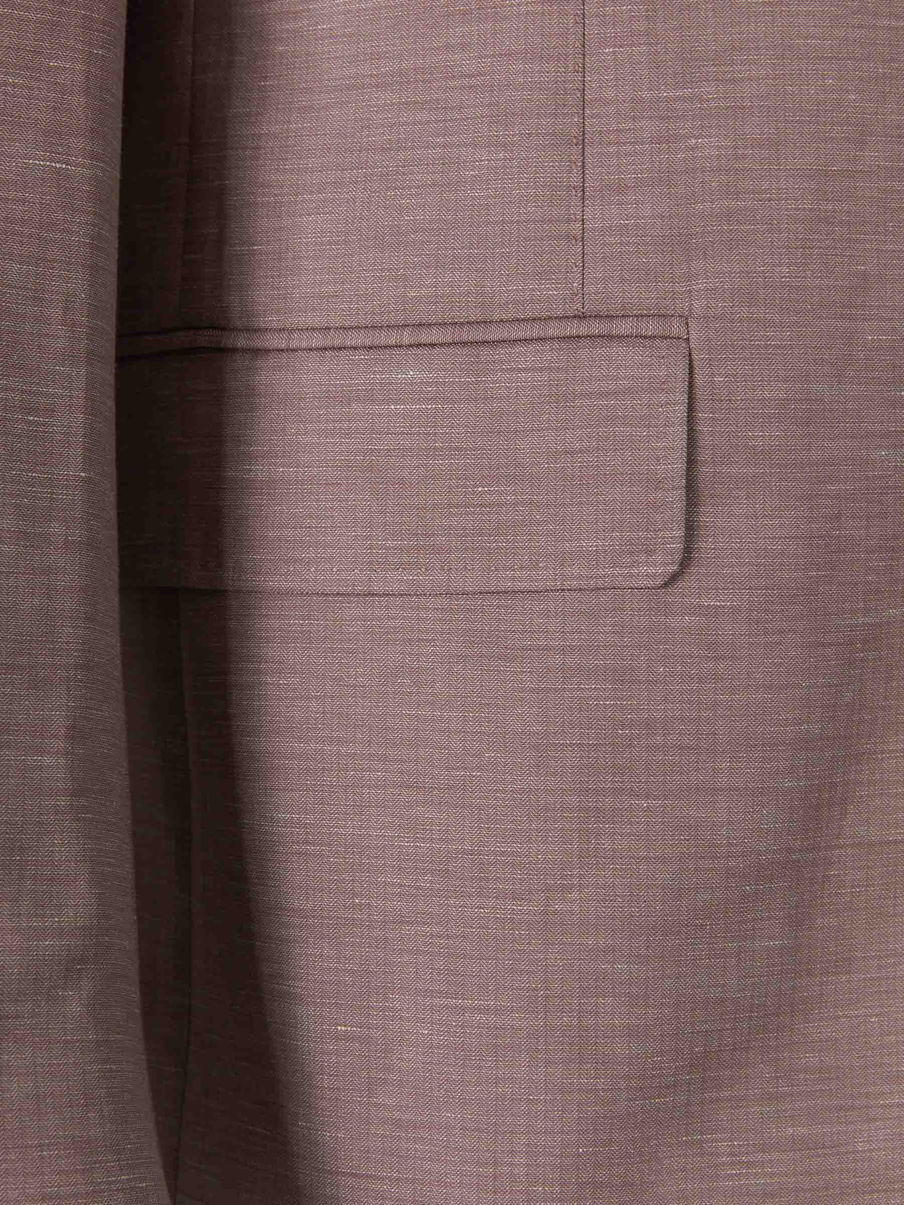 Outlet online Canali Hombre Traje Recto Lana color Rosa Envejecido sku 312-002855 01 - Foto 4