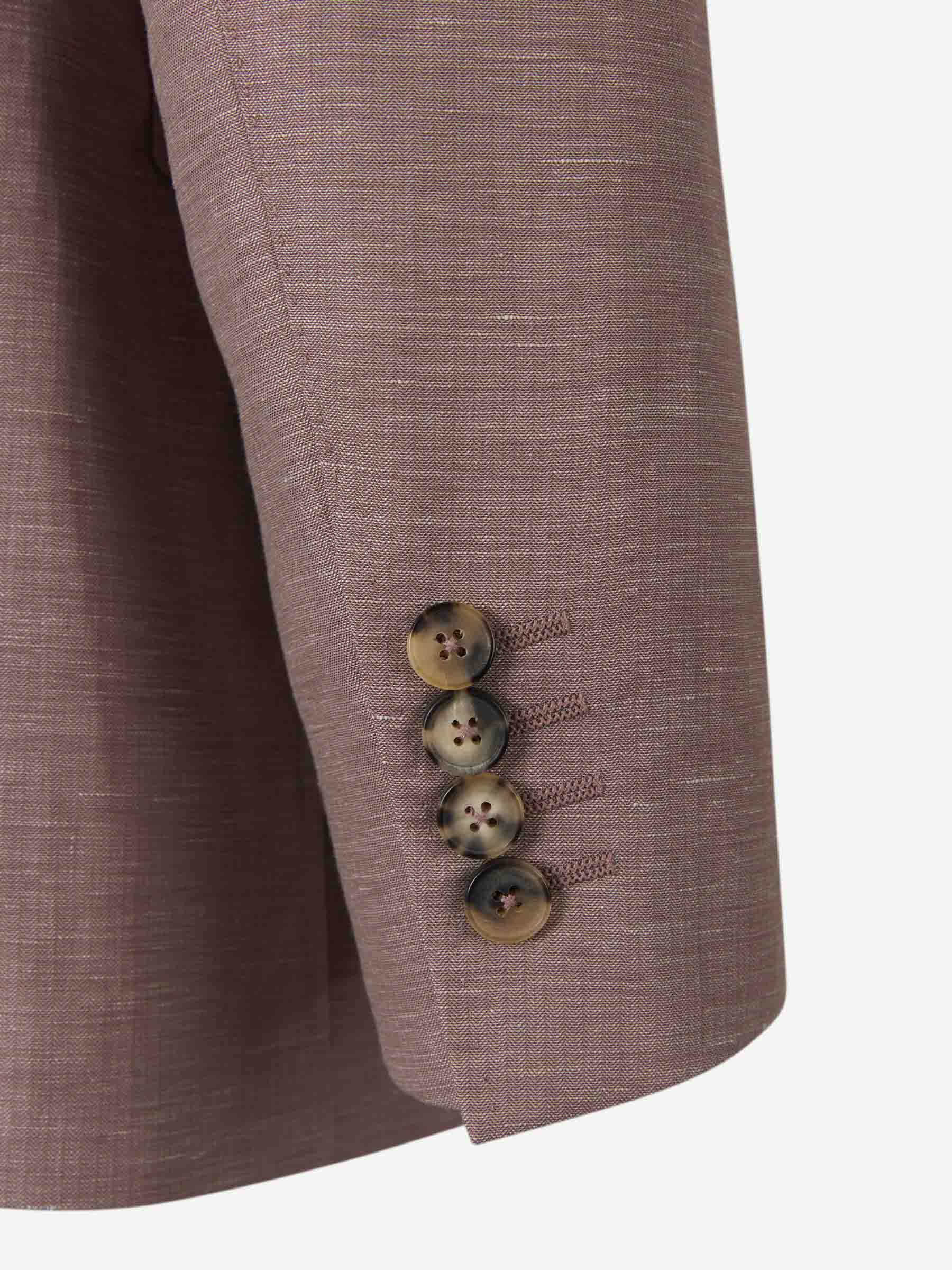 Outlet online Canali Hombre Traje Recto Lana color Rosa Envejecido sku 312-002855 01 - Foto 5