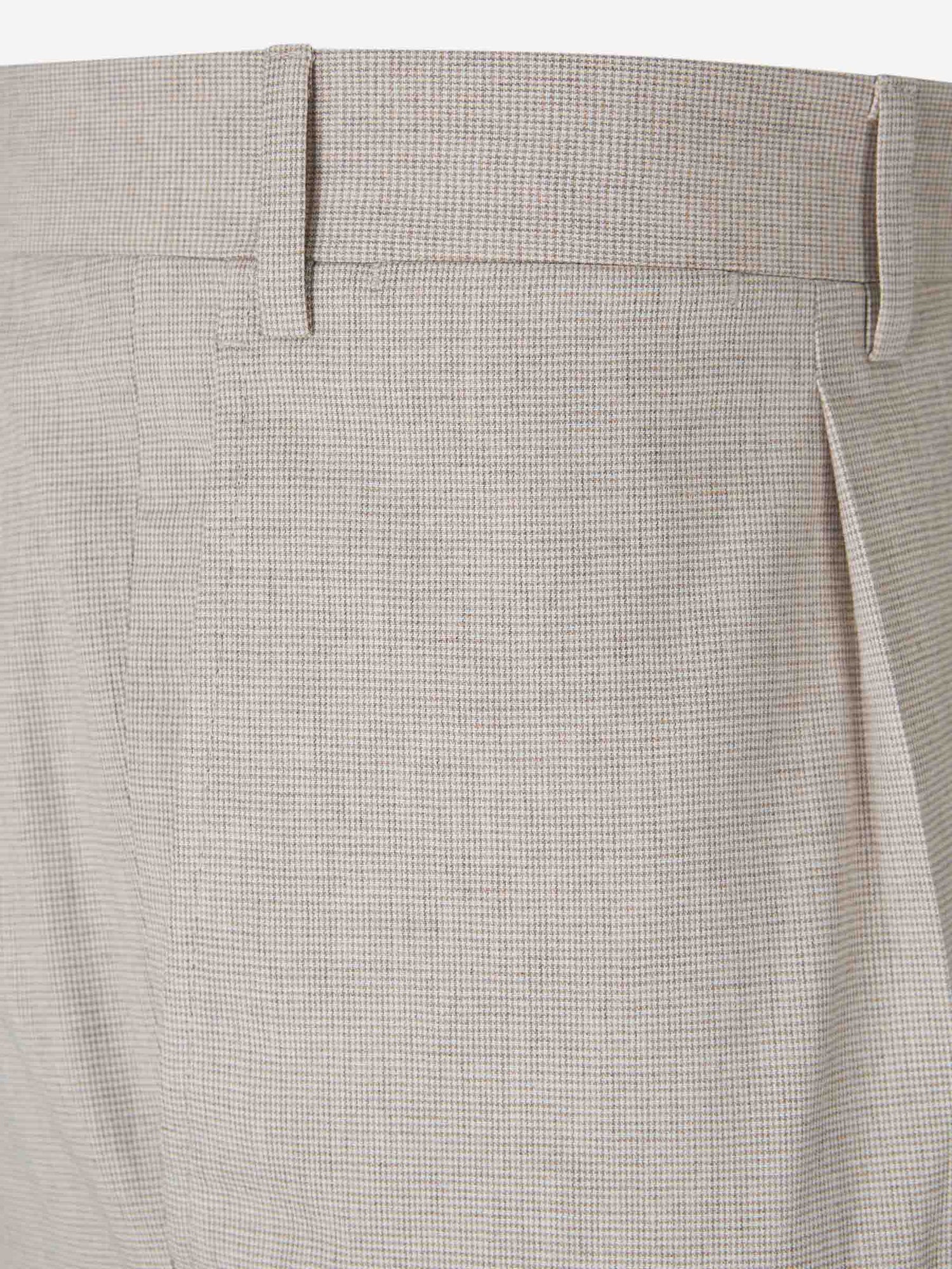 Canali Hombre Barcelona Traje Pata de Gallo Algodón color Beige sku 312-002856 01 - Foto 8