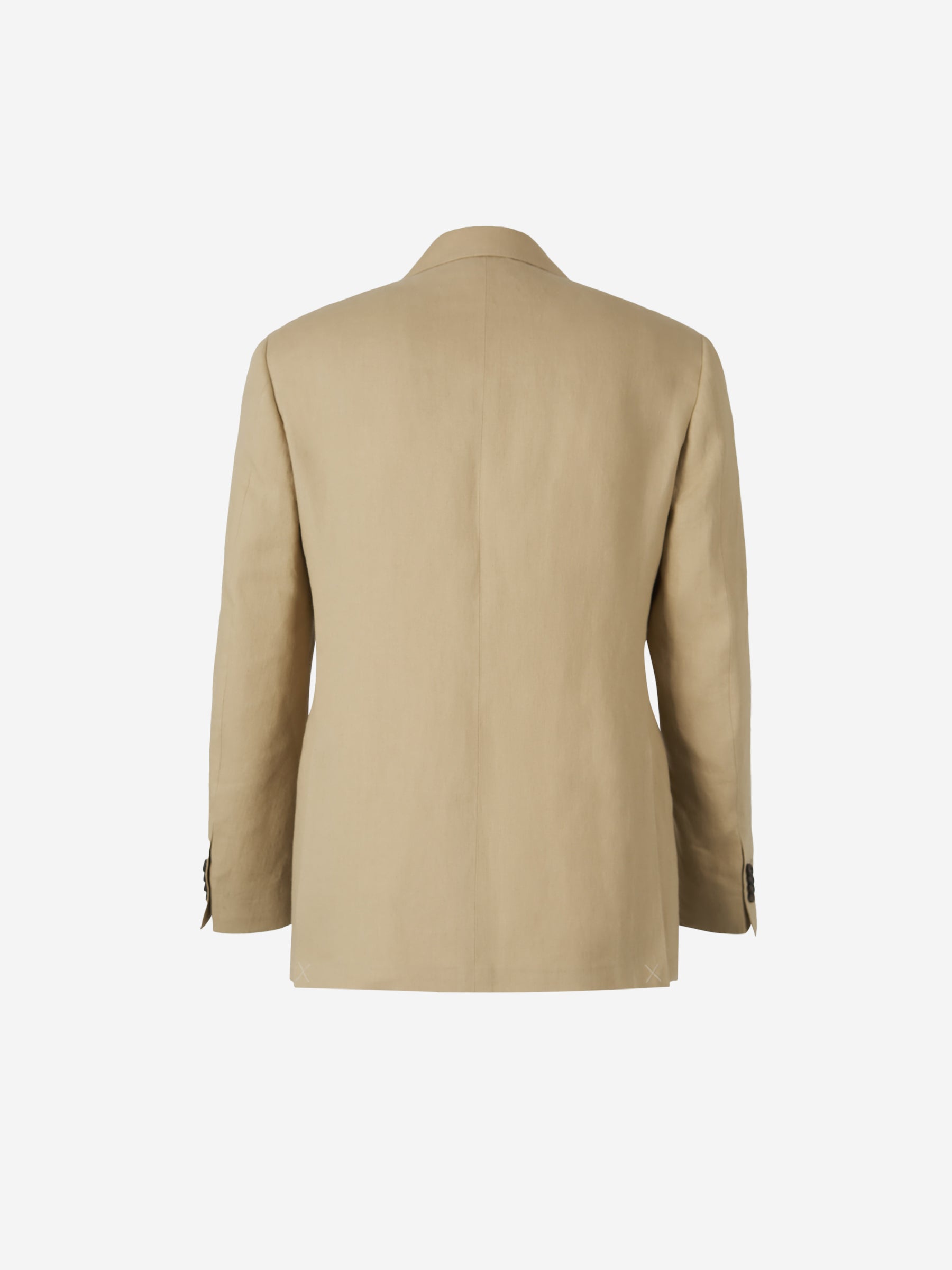 Canali Hombre Barcelona Traje Lino Liso color Beige sku 312-002857 01 - Foto 2