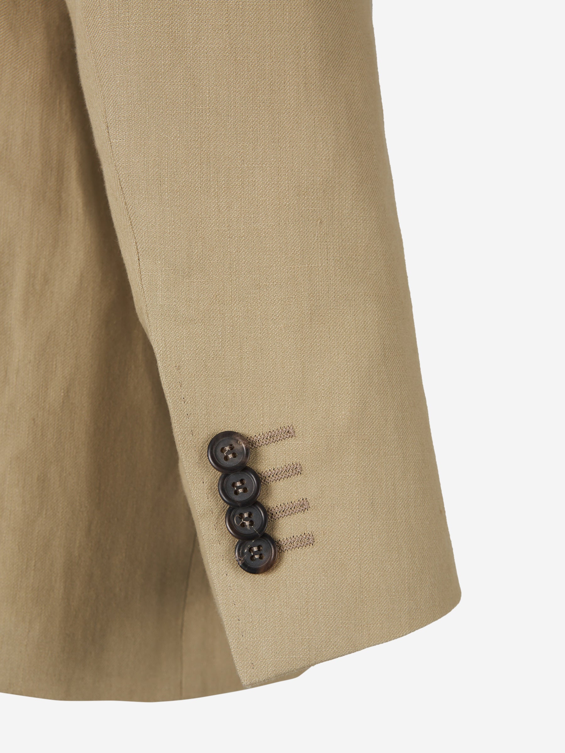 Canali Hombre Barcelona Traje Lino Liso color Beige sku 312-002857 01 - Foto 5