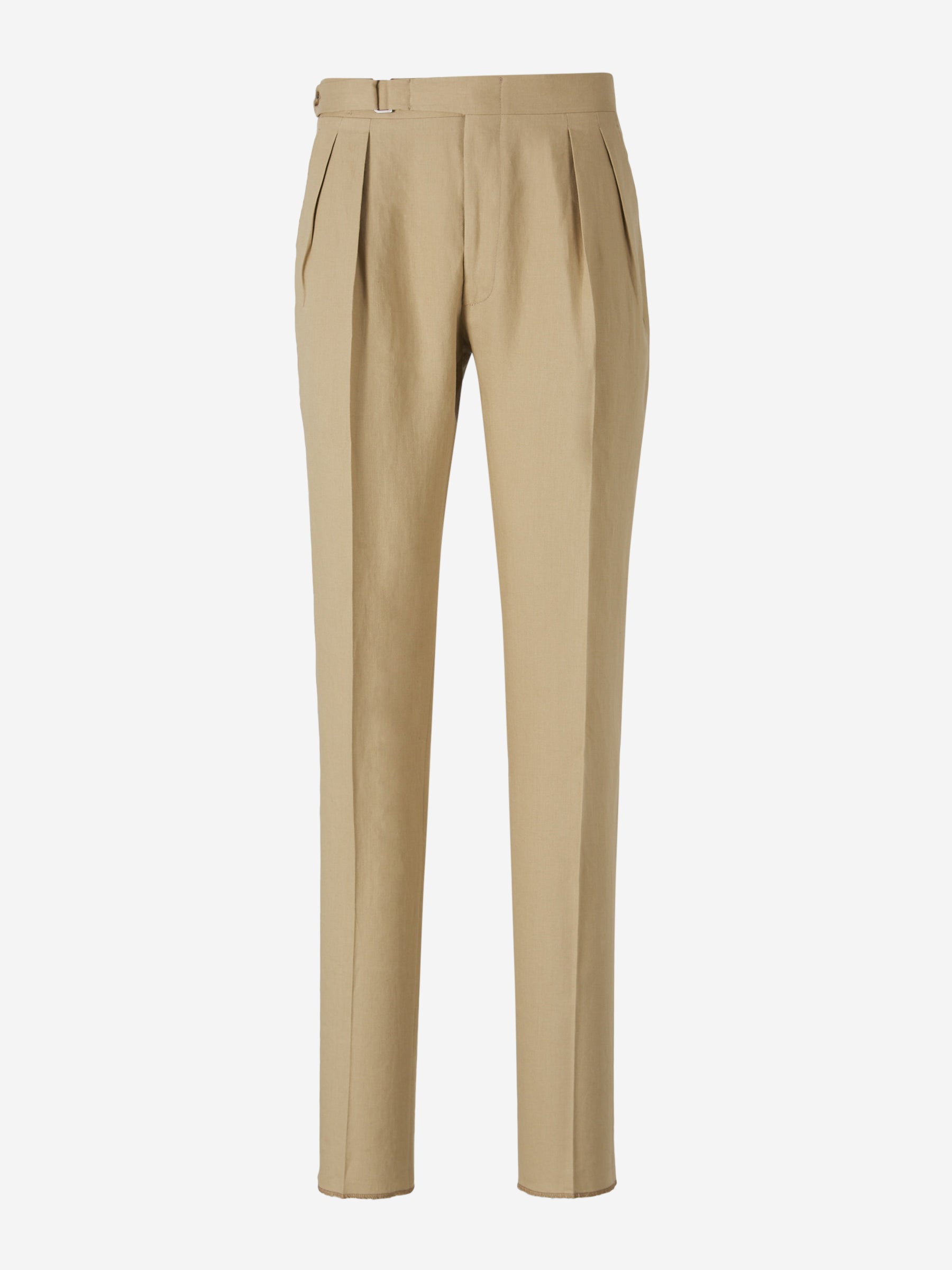 Canali Hombre Barcelona Traje Lino Liso color Beige sku 312-002857 01 - Foto 6