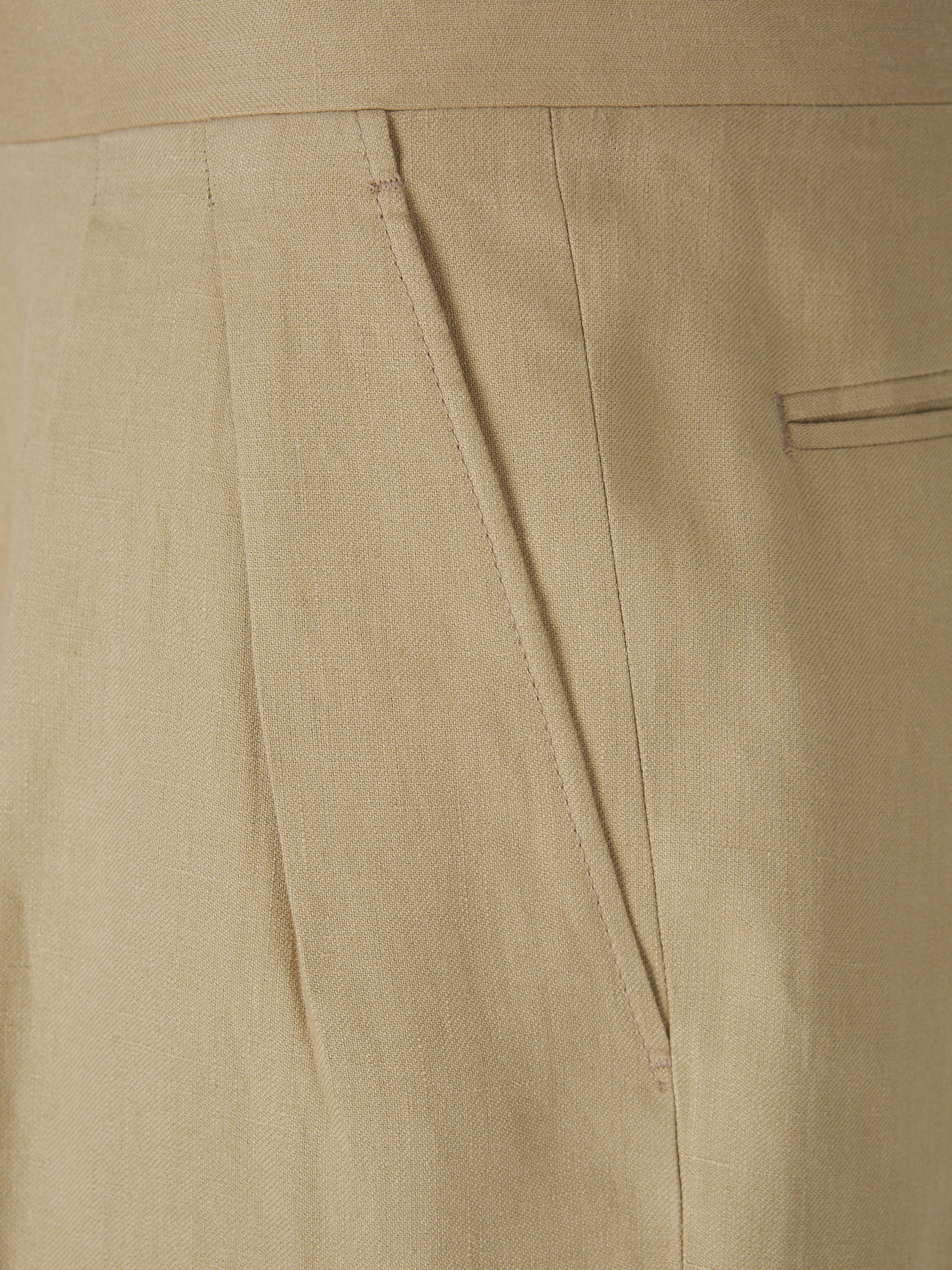 Canali Hombre Barcelona Traje Lino Liso color Beige sku 312-002857 01 - Foto 8