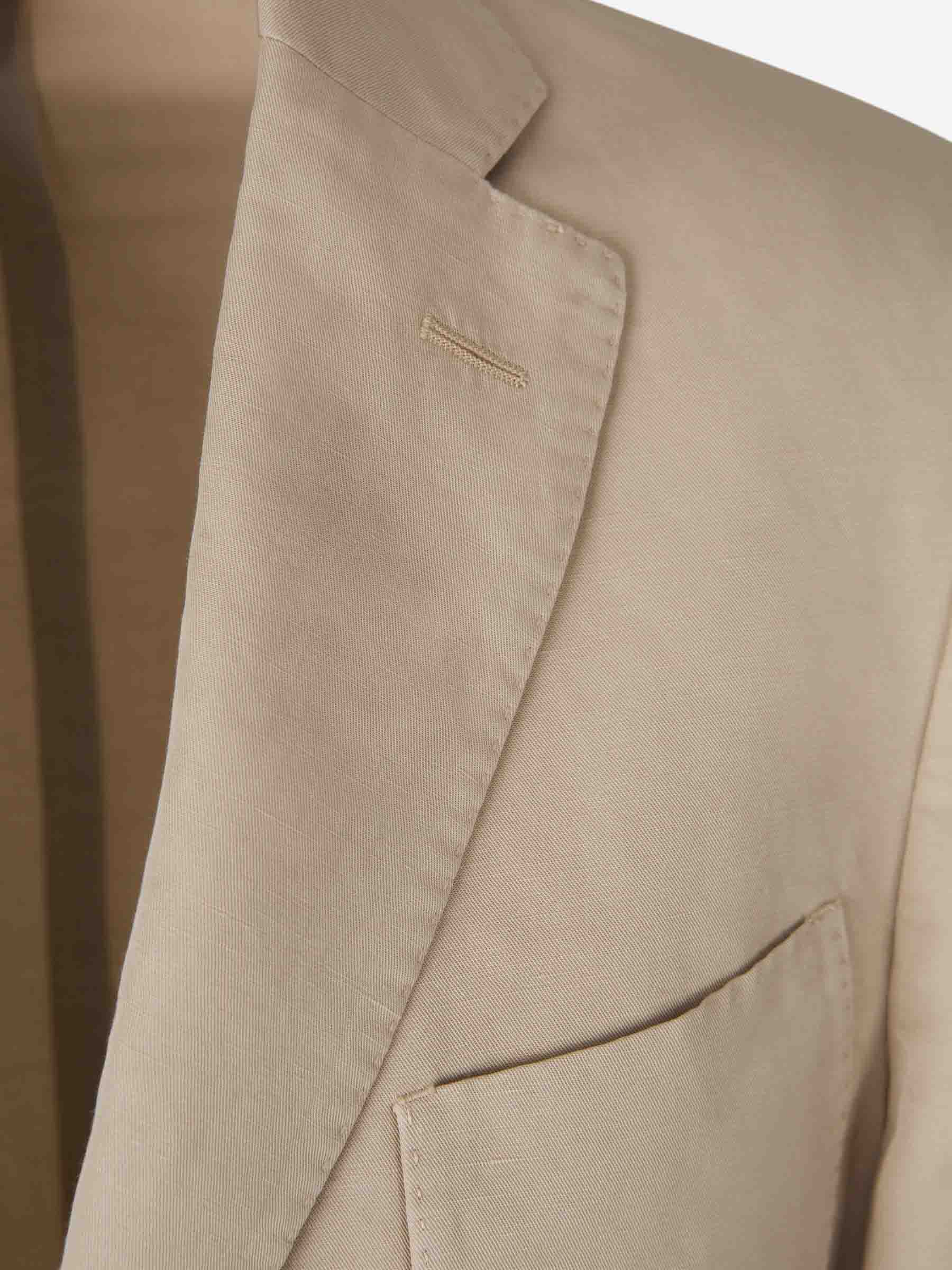 Outlet online Incotex Hombre Traje Liso Lino color Beige sku 312-002866 02 - Foto 3