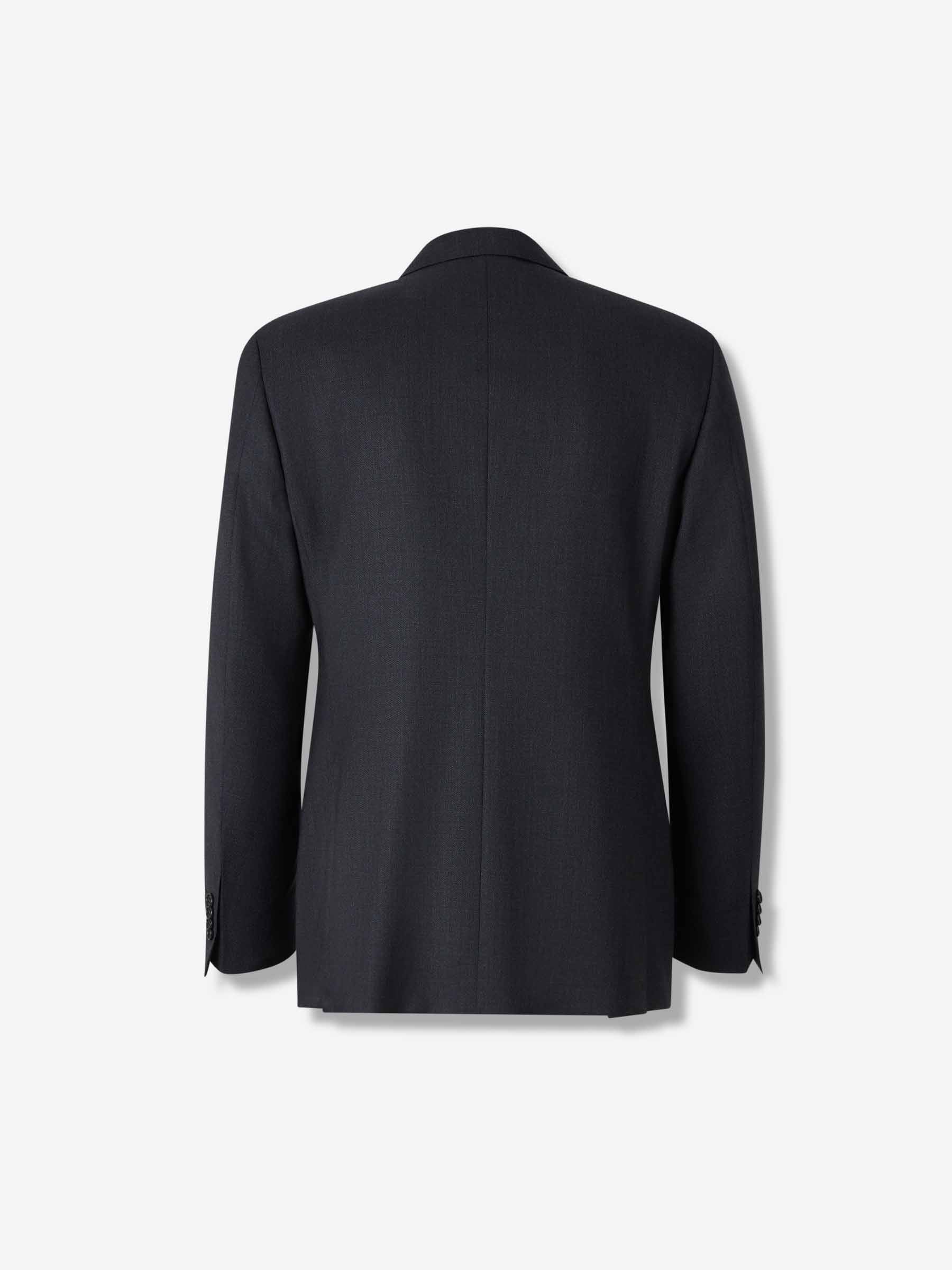 Outlet online Canali Hombre Traje Recto Lana color Azul Noche sku 312-002876 02 - Foto 2