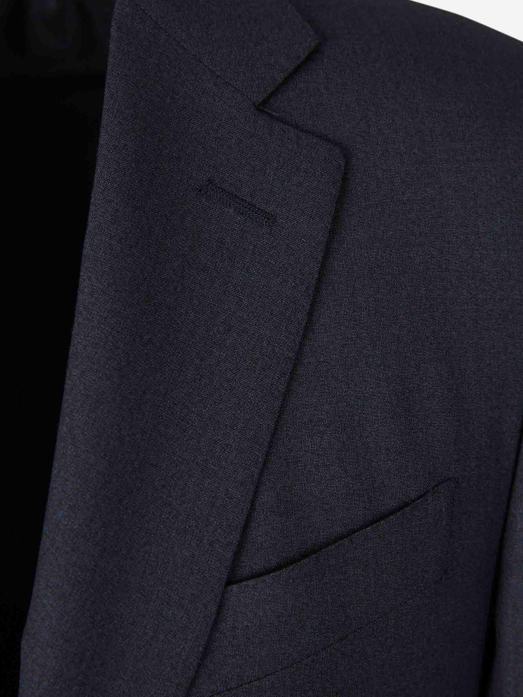 Outlet online Canali Hombre Traje Recto Lana color Azul Noche sku 312-002881 01 - Foto 3