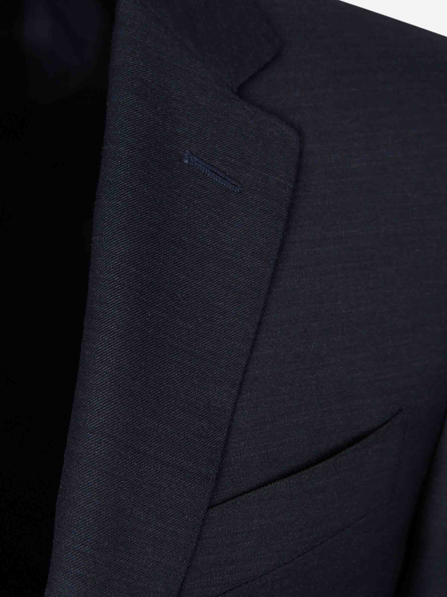 Outlet online Canali Hombre Traje Recto Lana color Azul Noche sku 312-002903 01 - Foto 3