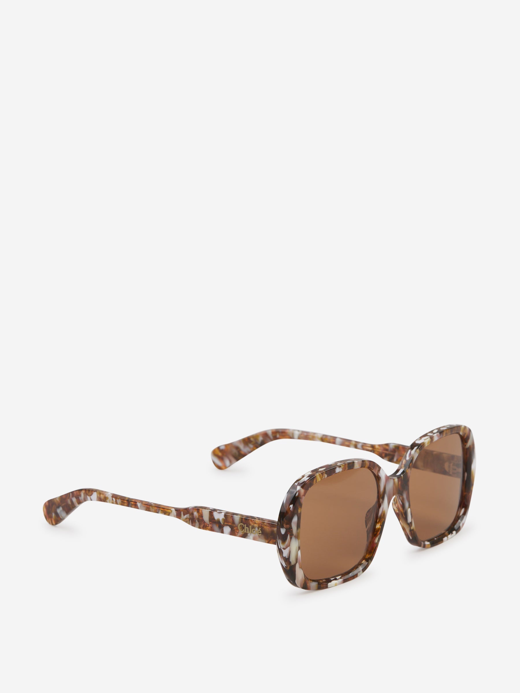 Outlet online Chloé Mujer Gafas de Sol Rectangulares color Carey sku 860-001019 01 - Foto 2