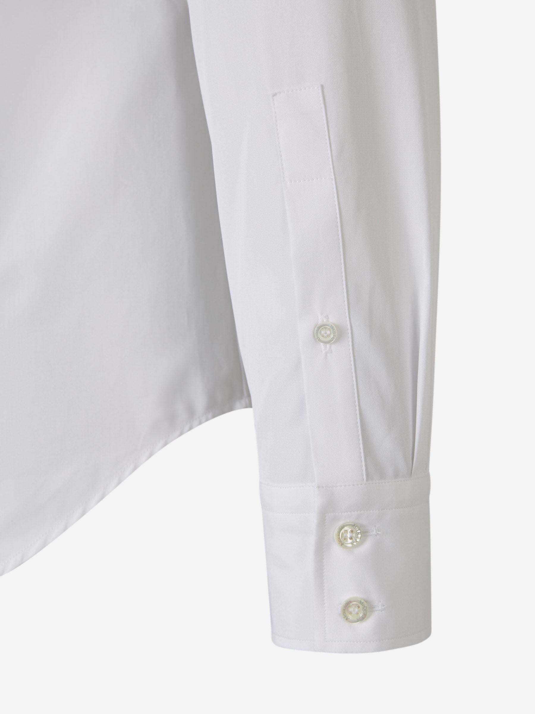 Outlet online McQueen Hombre Camisa Harness Algodón color Blanco sku 531-006191 01 - Foto 5