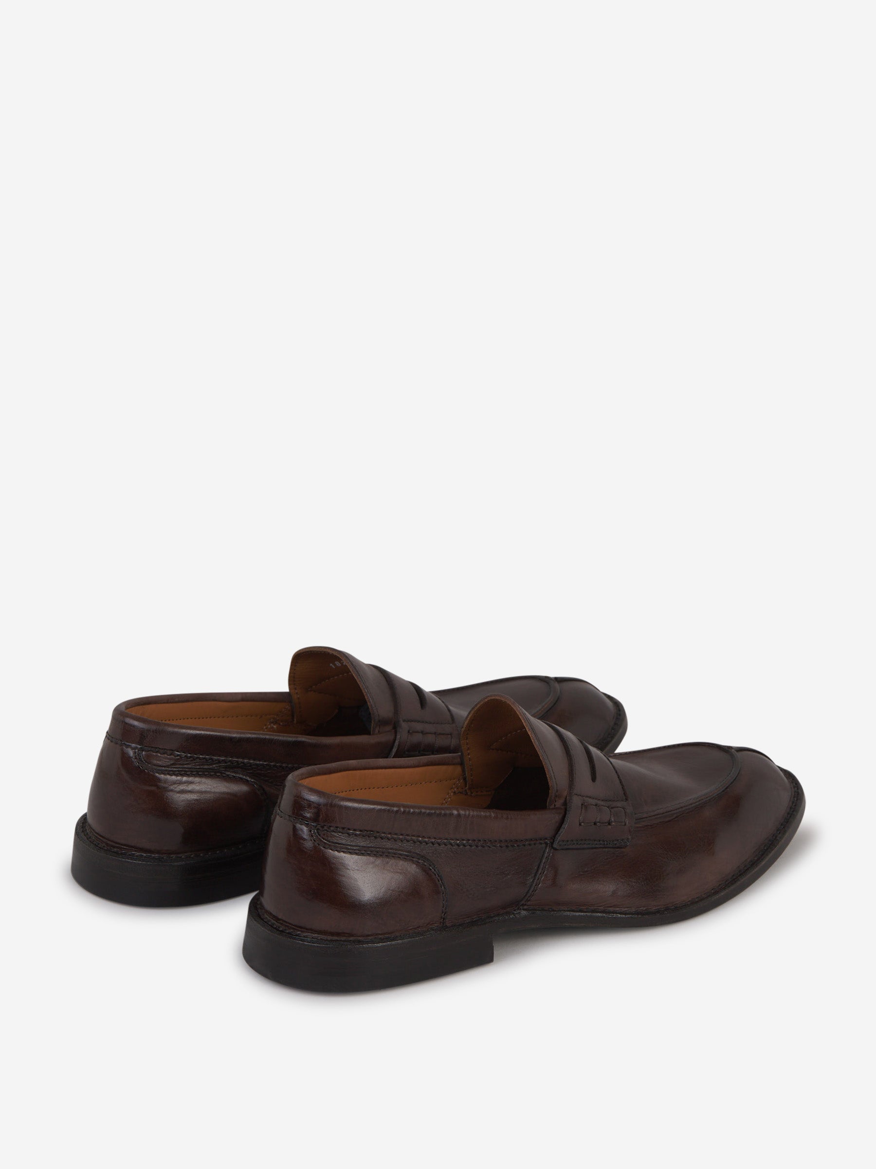 Outlet online Green George Hombre Mocasines Piel Antifaz color Marrón Oscuro sku 611-004428 01 - Foto 3