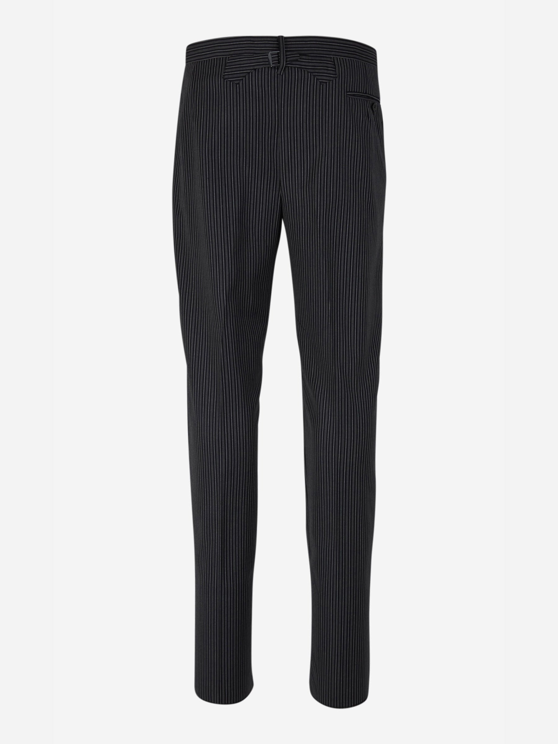 Outlet online Santa Eulalia Hombre Pantalones Chaqué Motivo Rayas color Negro sku 321-000314 01 - Foto 2