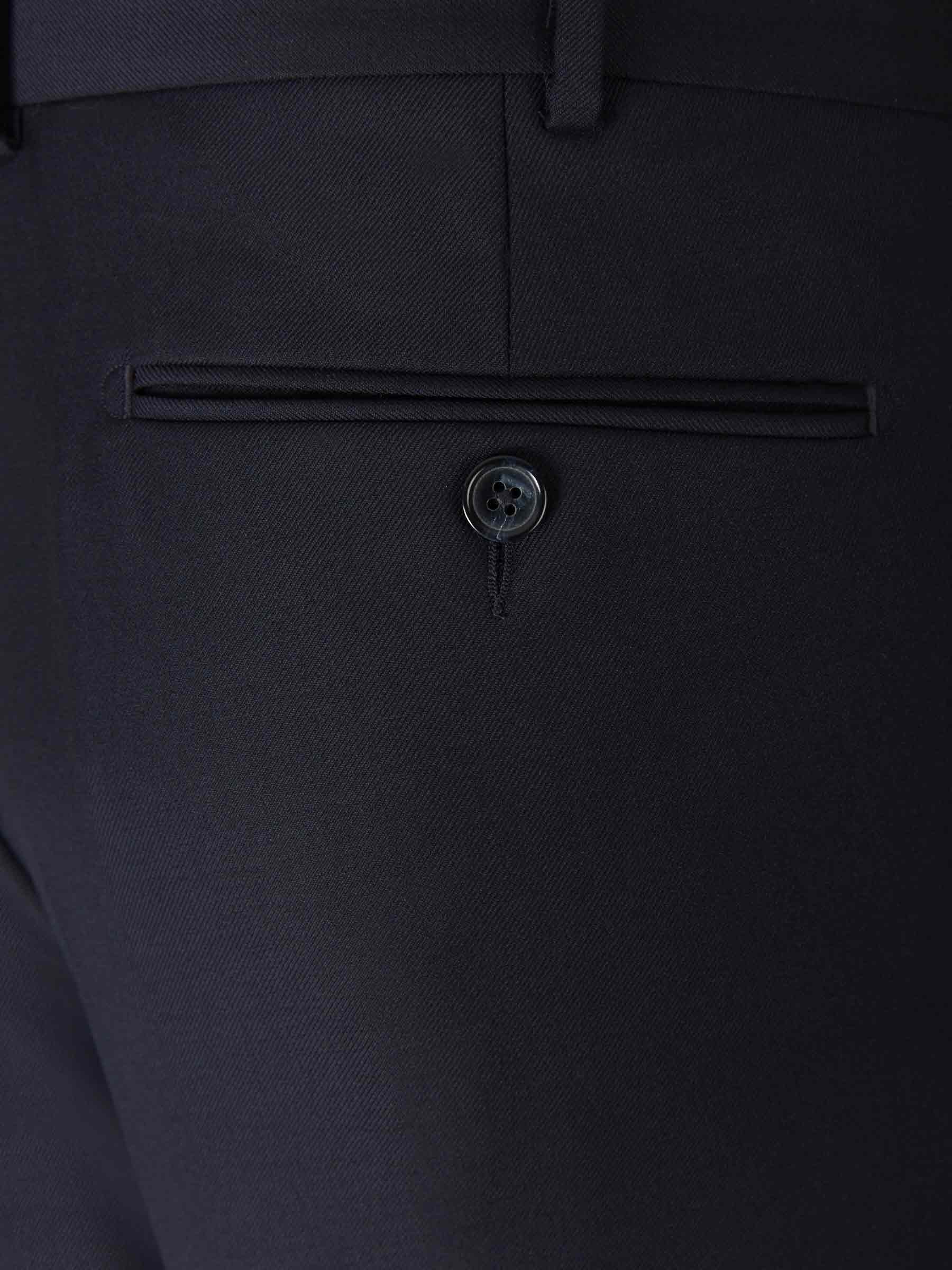 Outlet online Santa Eulalia Hombre Pantalones Formales Lana color Azul Noche sku 321-000316 03 - Foto 4