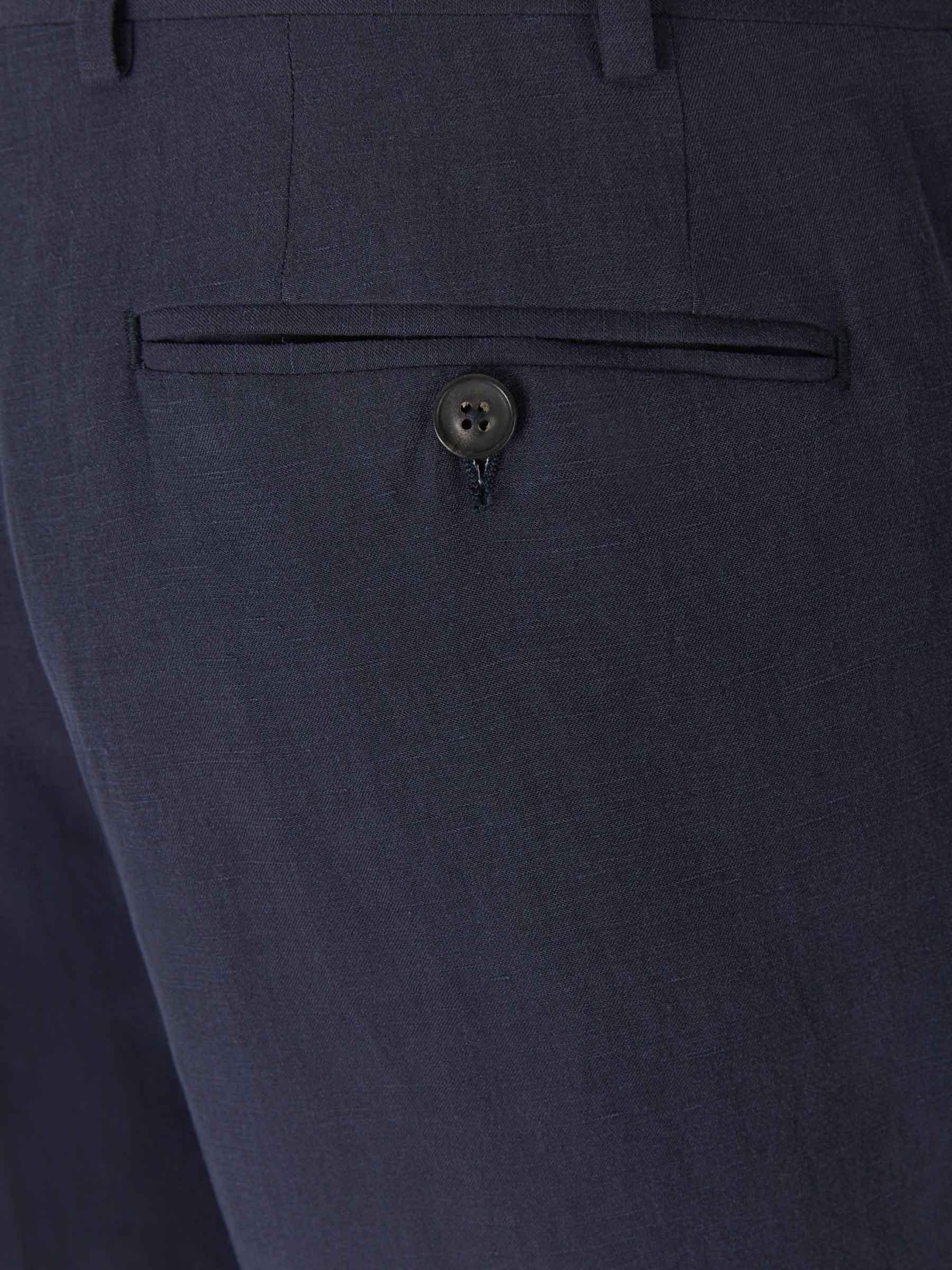 Outlet online Canali Hombre Pantalones Lino Y Seda color Gris Piedra sku 321-000318 05 - Foto 4