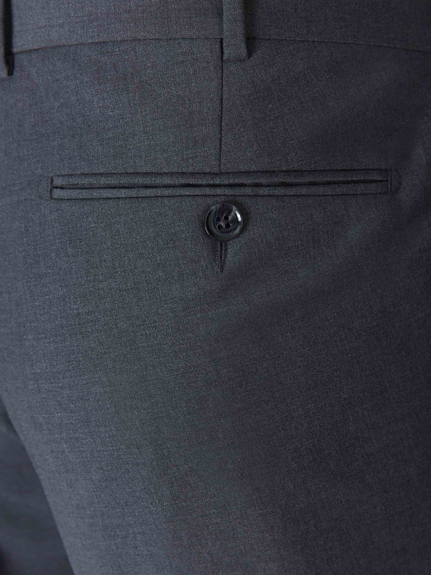 Santa Eulalia Hombre Barcelona Pantalones Formales Lana color Gris Antracita sku 321-000322 02 - Foto 4