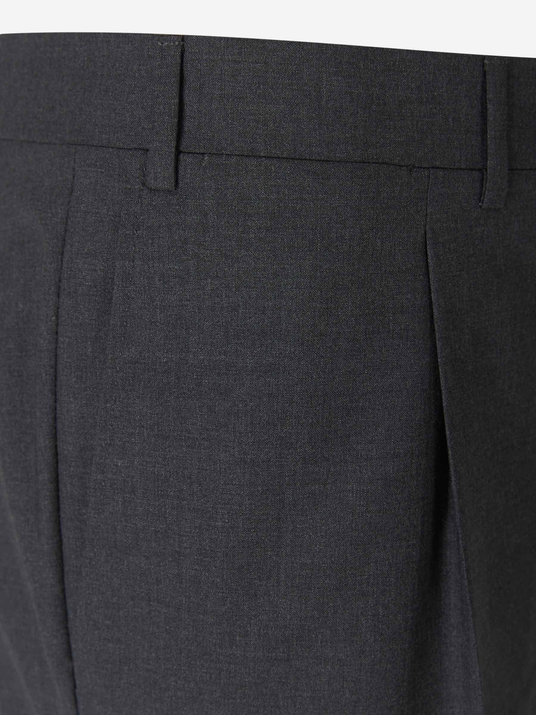 Outlet online Canali Hombre Pantalones Formales Lana color Gris Carbon sku 321-000323 05 - Foto 7
