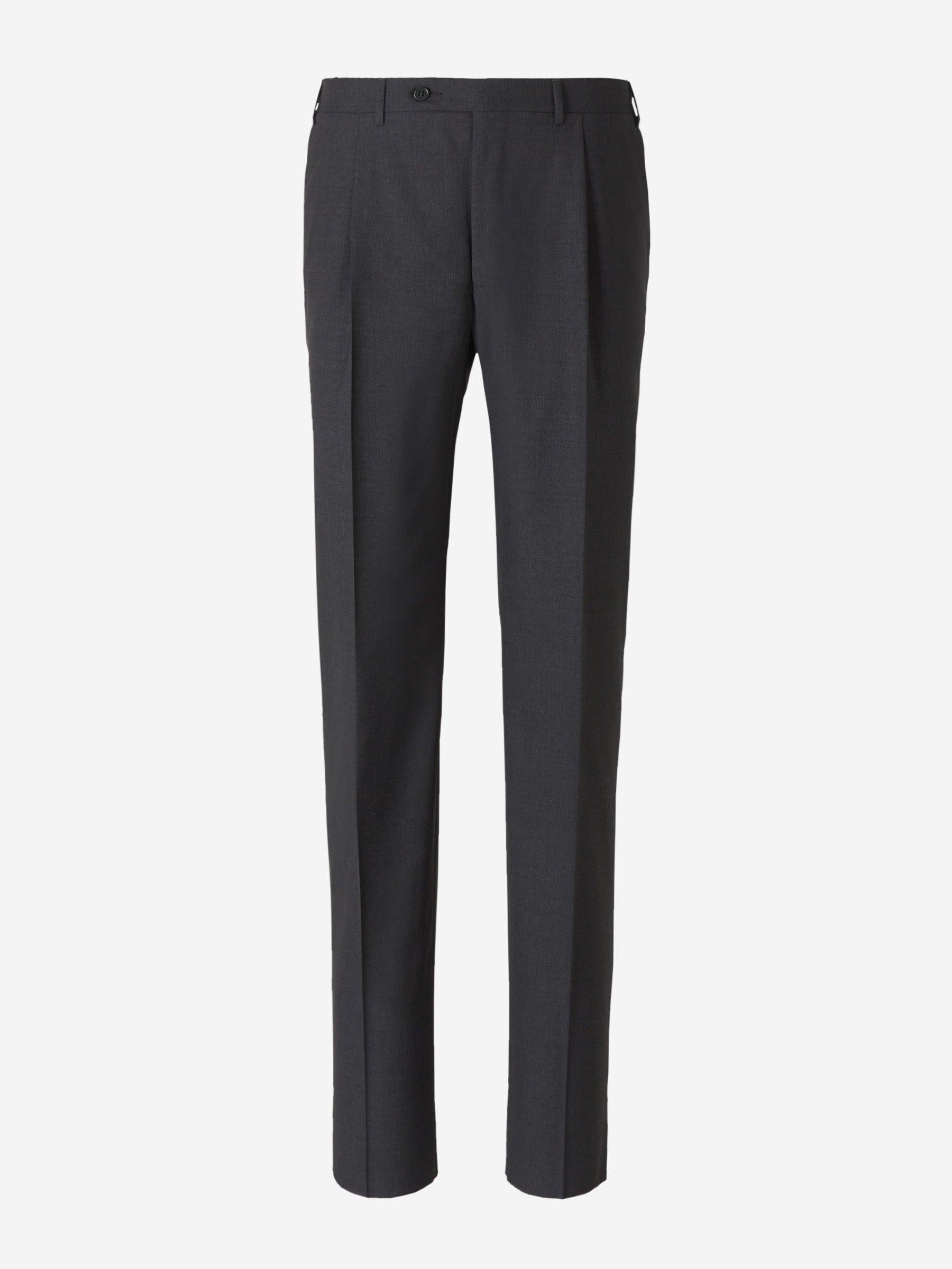 Canali Pantalones Formales Lana color Gris Carbon sku 321-000323 05 - Foto 13