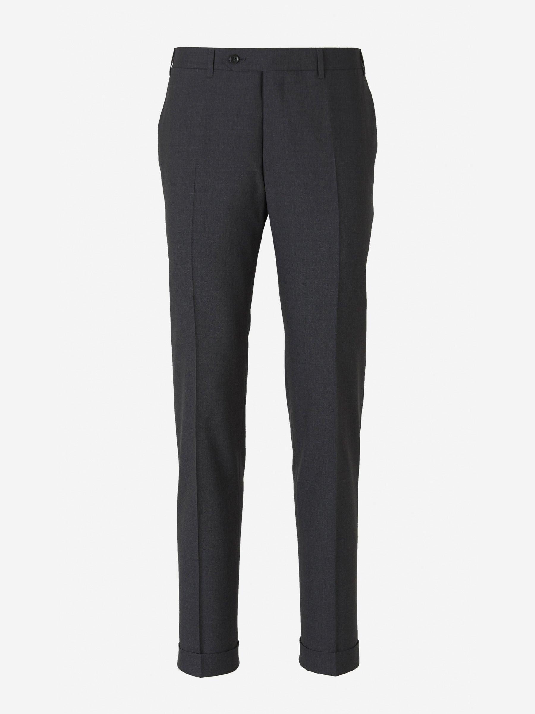 Outlet online Canali Hombre Pantalones Formales Lana color Marrón sku 321-000325 01 - Foto 8