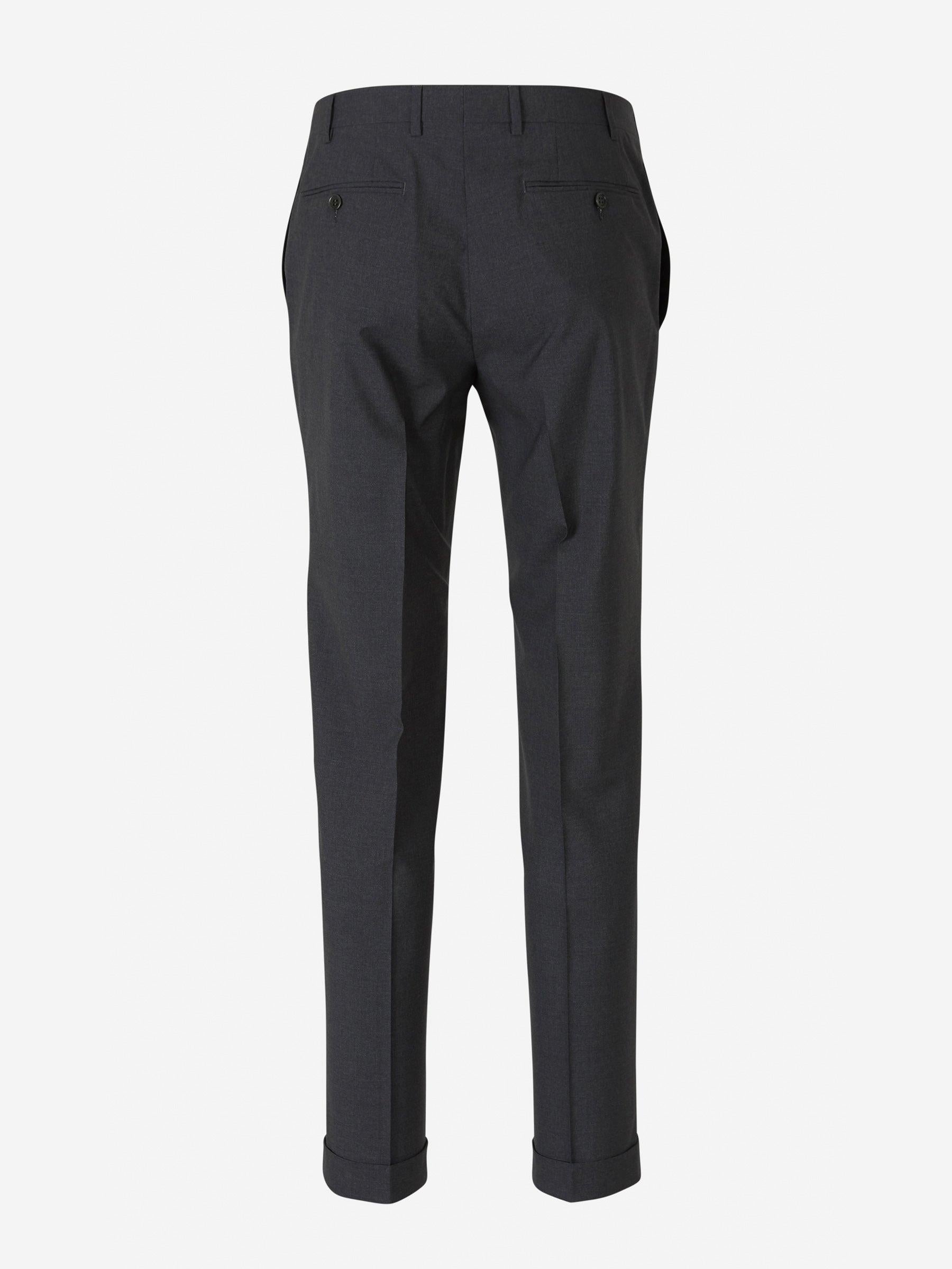 Outlet online Canali Hombre Pantalones Formales Lana color Marrón sku 321-000325 01 - Foto 9