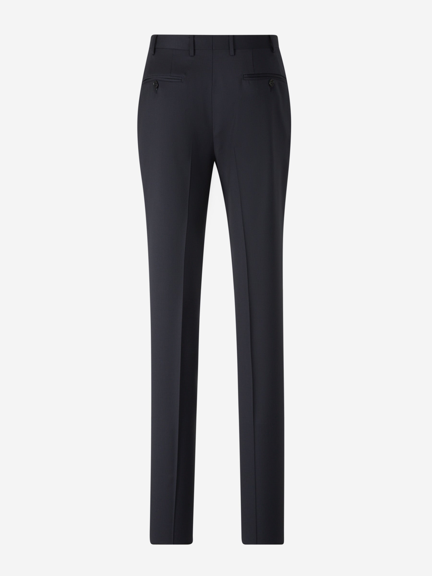 Outlet online Canali Hombre Pantalones Formales Lana color Azul Noche sku 321-000340 01 - Foto 2