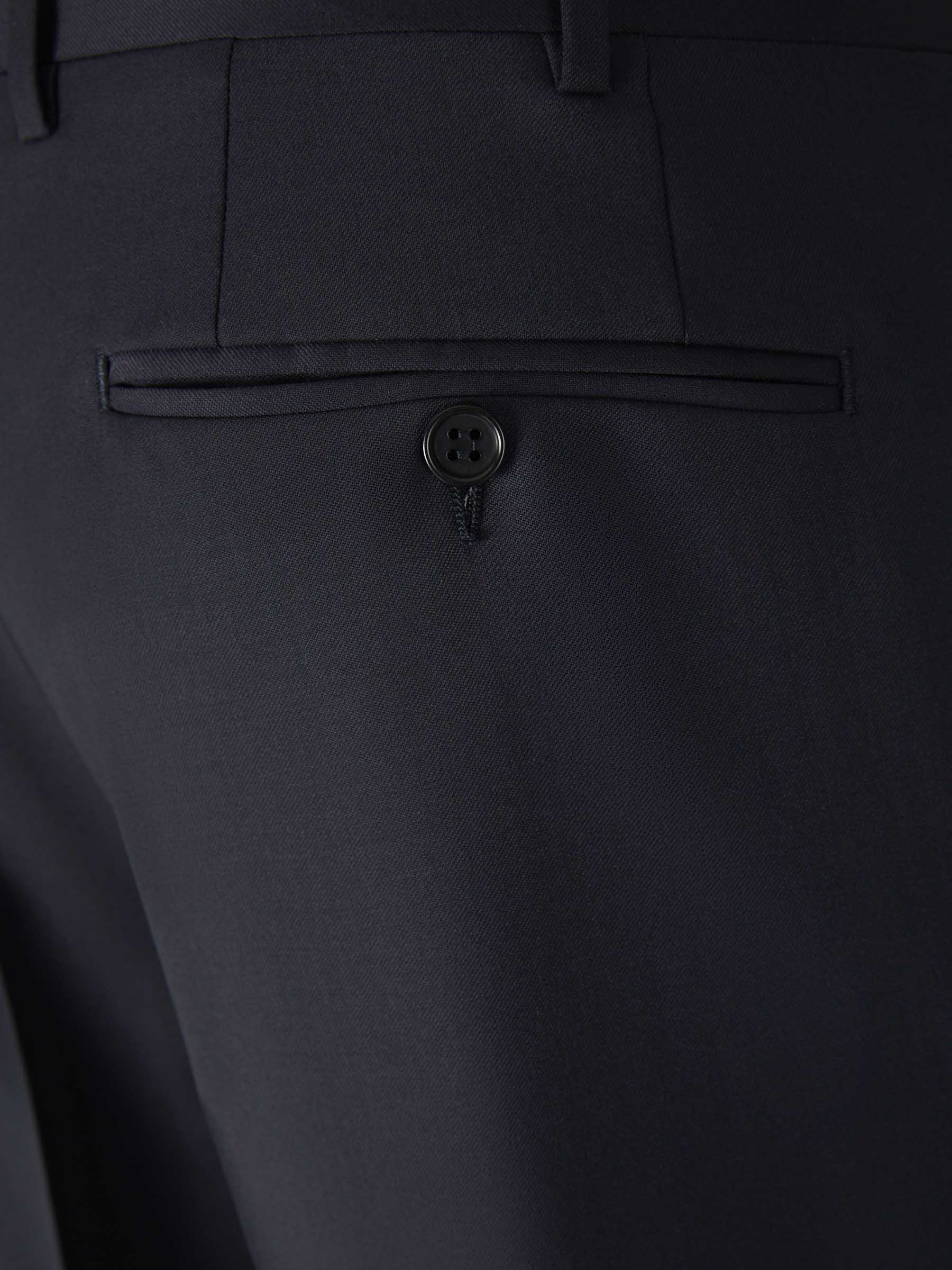 Outlet online Canali Hombre Pantalones Formales Lana color Azul Noche sku 321-000340 01 - Foto 4