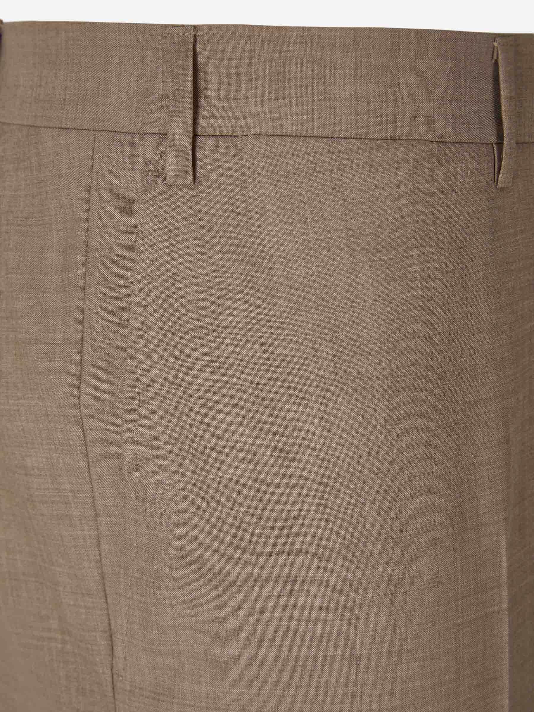 Outlet online Canali Hombre Pantalones Clásicos Lana color Beis sku 321-000343 04 - Foto 3