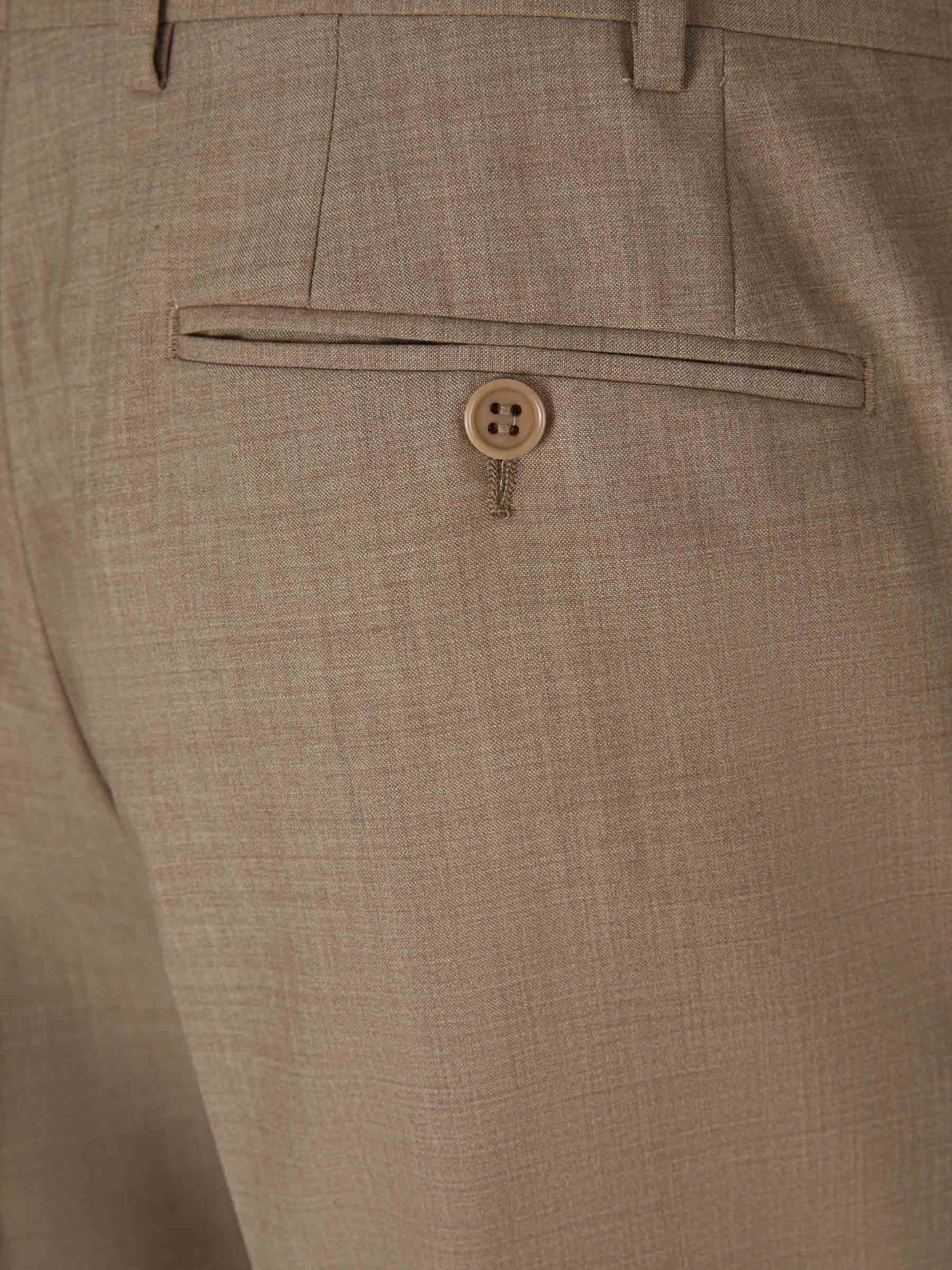 Outlet online Canali Hombre Pantalones Clásicos Lana color Beis sku 321-000343 04 - Foto 4