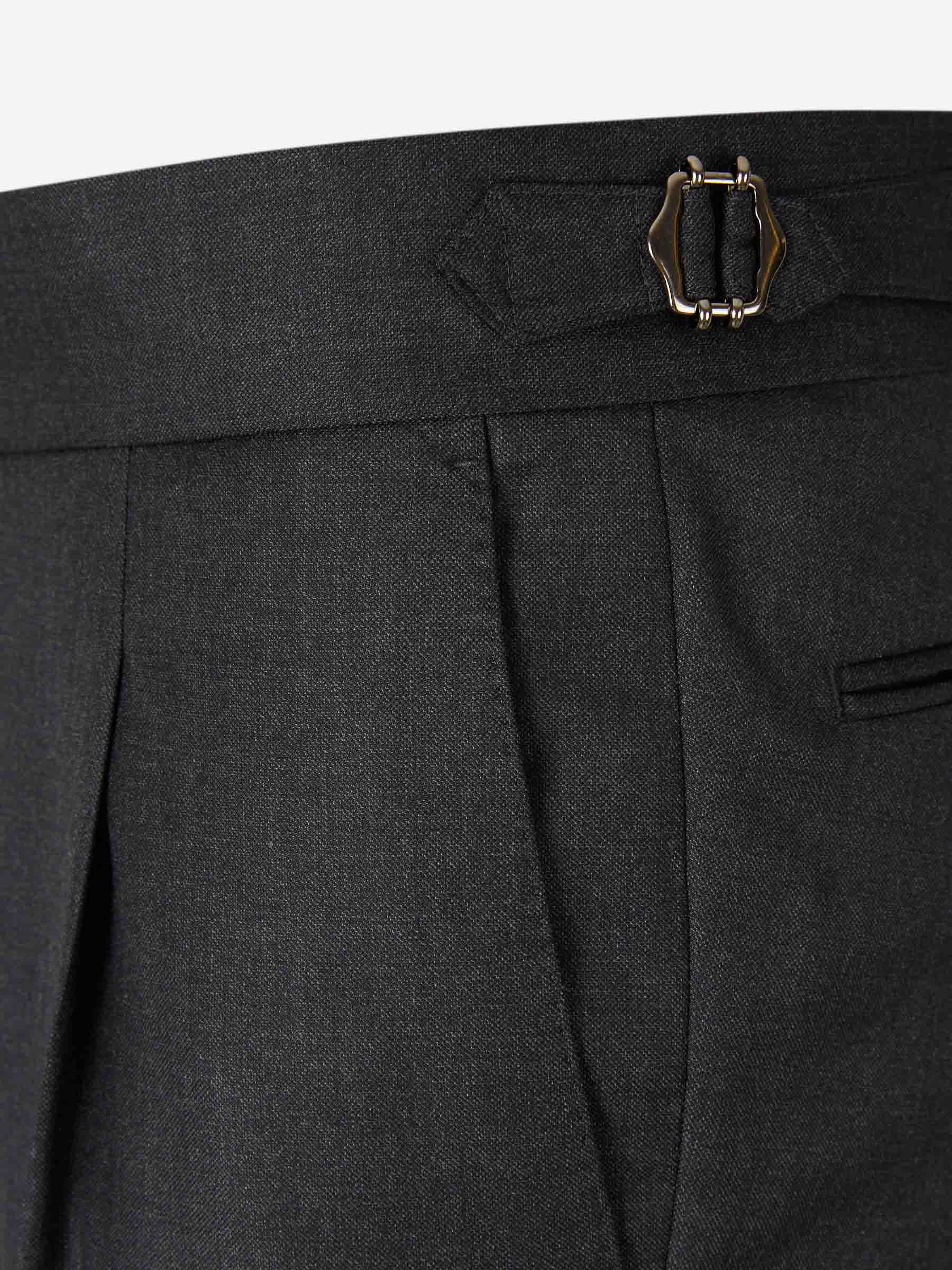 Outlet online Scabal Hombre Pantalones de Vestir color Gris Antracita sku 321-000367 01 - Foto 3
