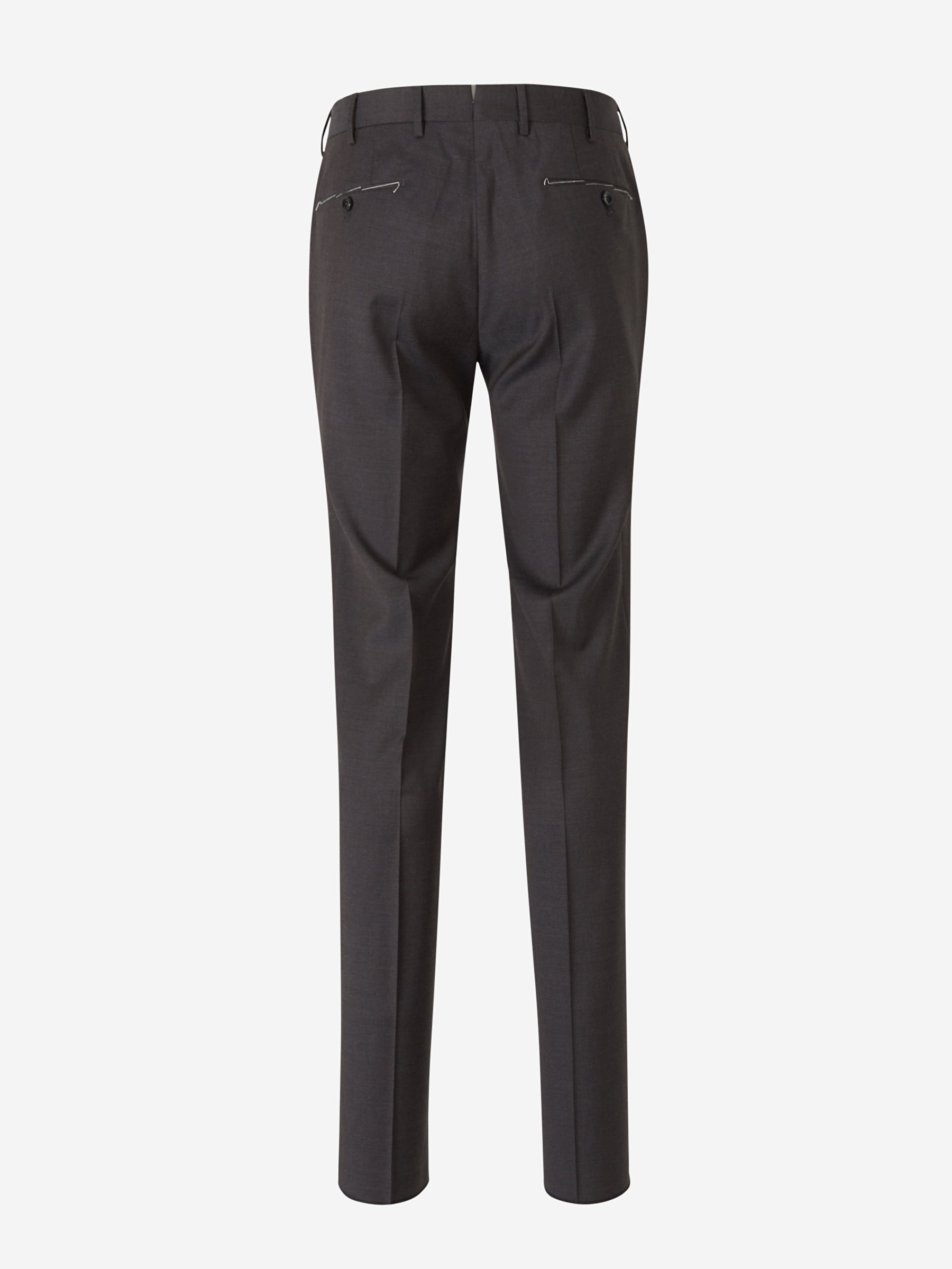 Outlet online PT Torino Hombre Pantalones Slim Lana color Marrón Oscuro sku 322-000398 04 - Foto 2