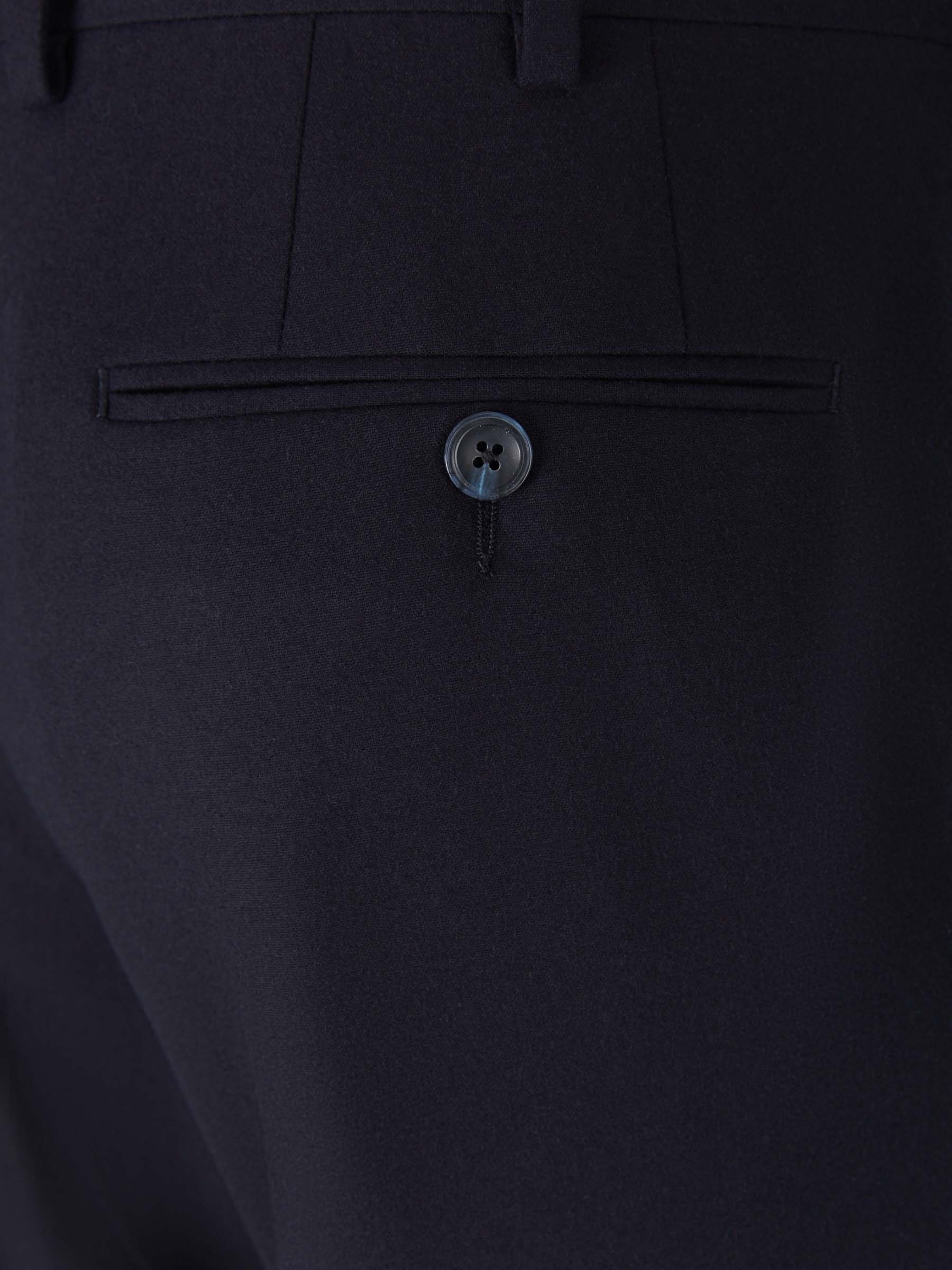 Outlet online Marco Pescarolo Hombre Pantalones Sastre Cashmere color Azul Noche sku 322-000402 02 - Foto 4