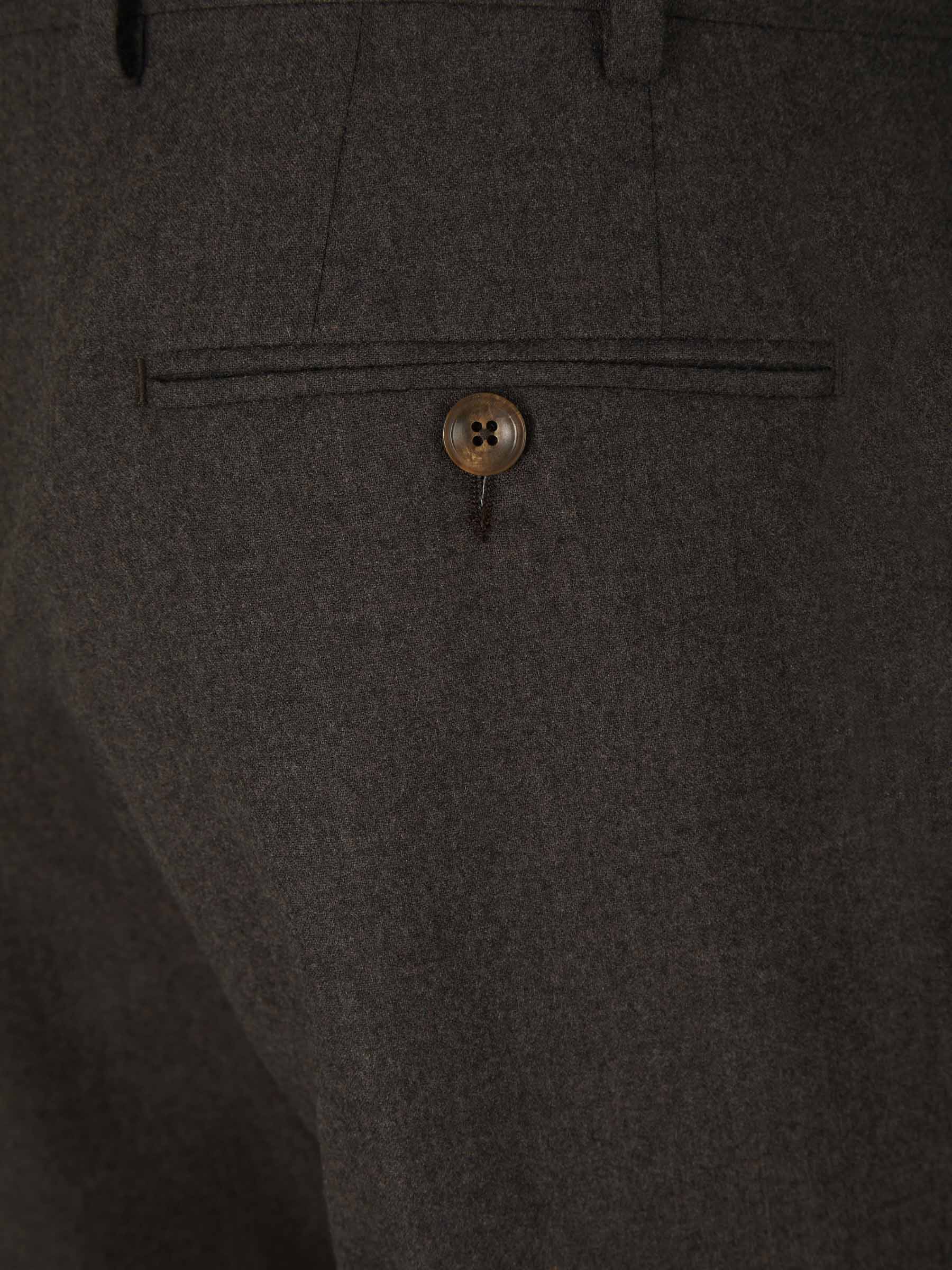 Outlet online Marco Pescarolo Hombre Pantalones Sastre Cashmere color Marrón sku 322-000402 05 - Foto 4