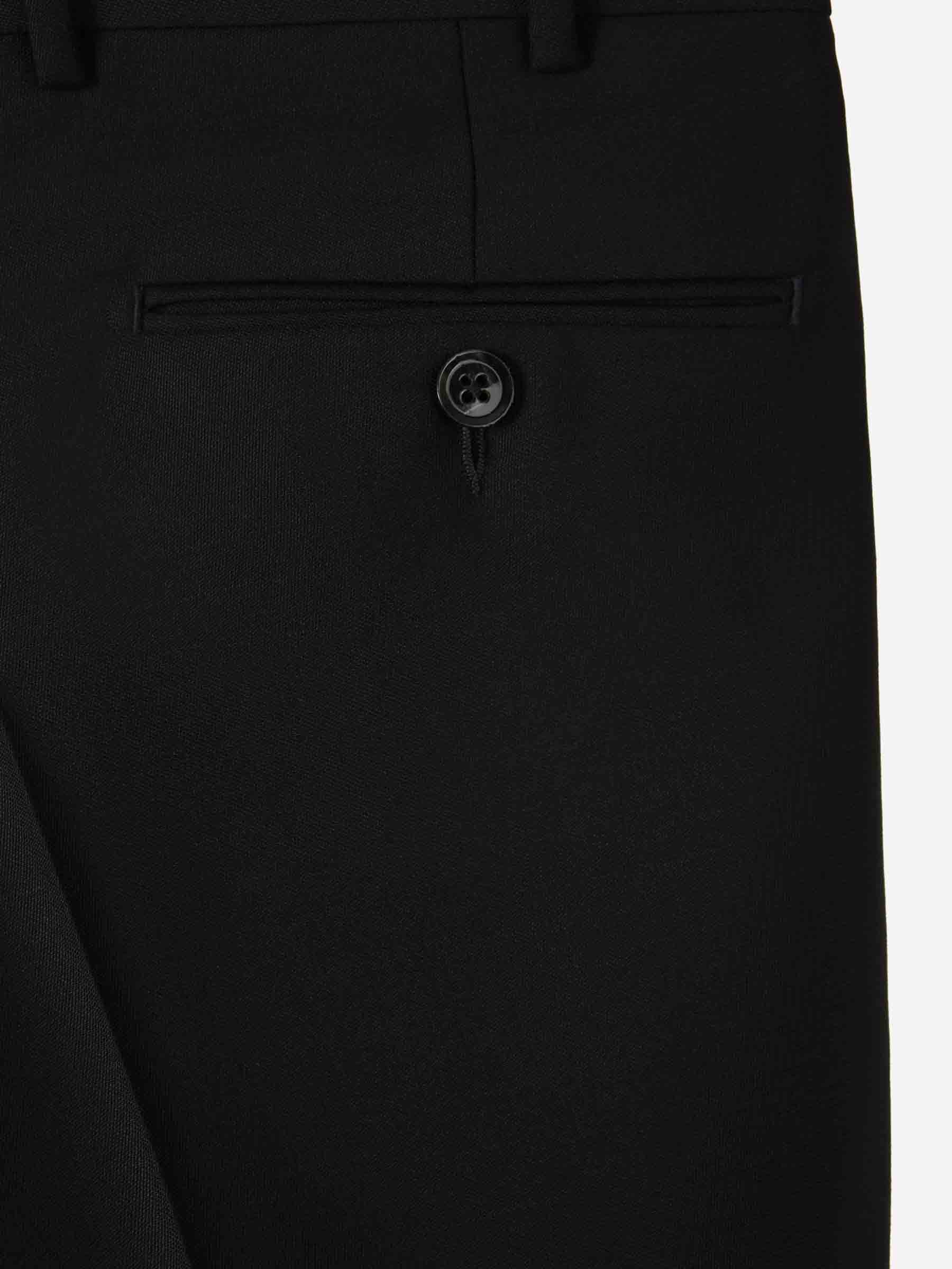 Outlet online Scabal Hombre Pantalones Formales Lana color Negro sku 322-000405 01 - Foto 4