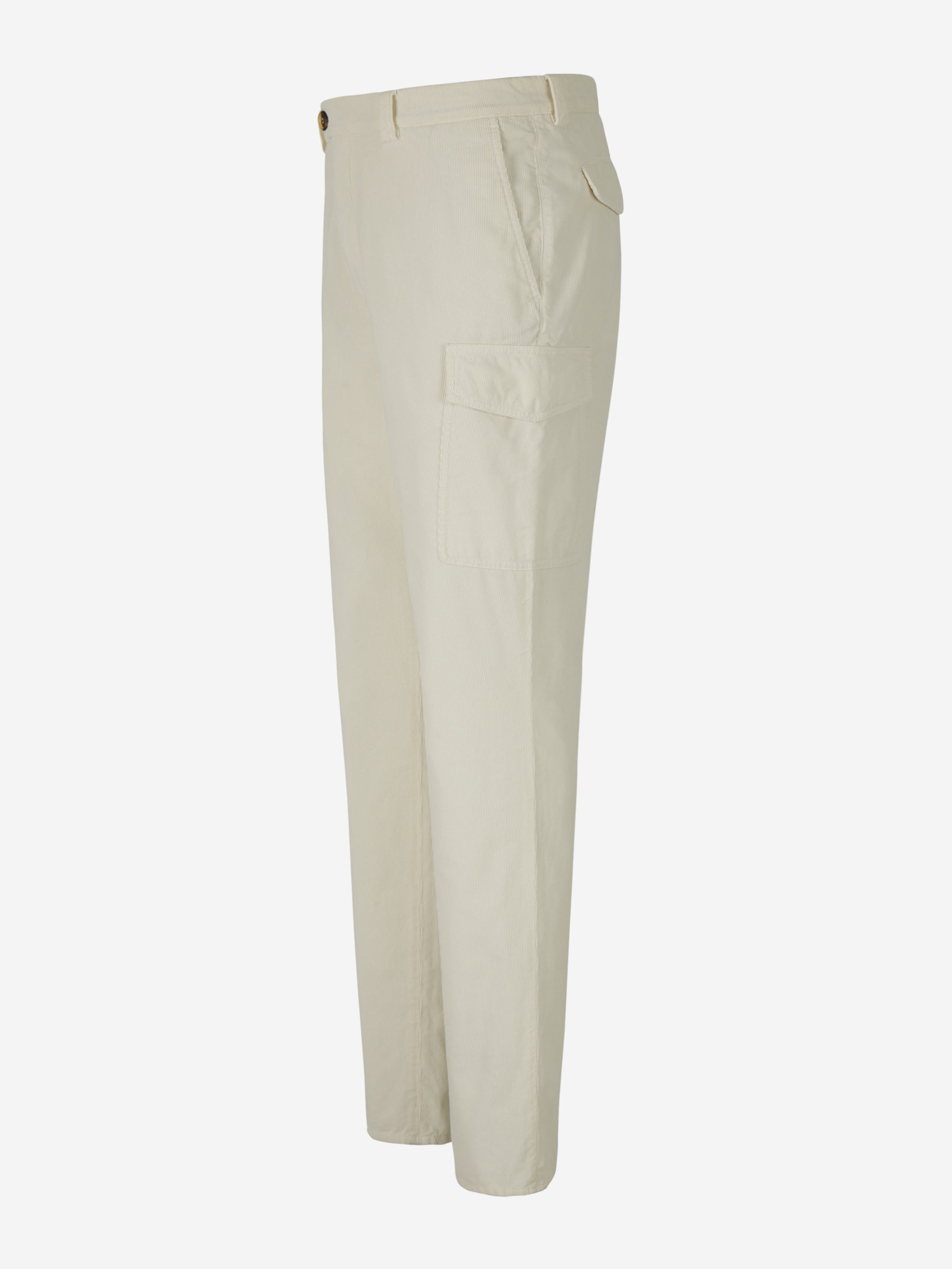 Outlet online Brunello Cucinelli Hombre Pantalones Cargo Pana color Crema sku 322-000408 01 - Foto 2
