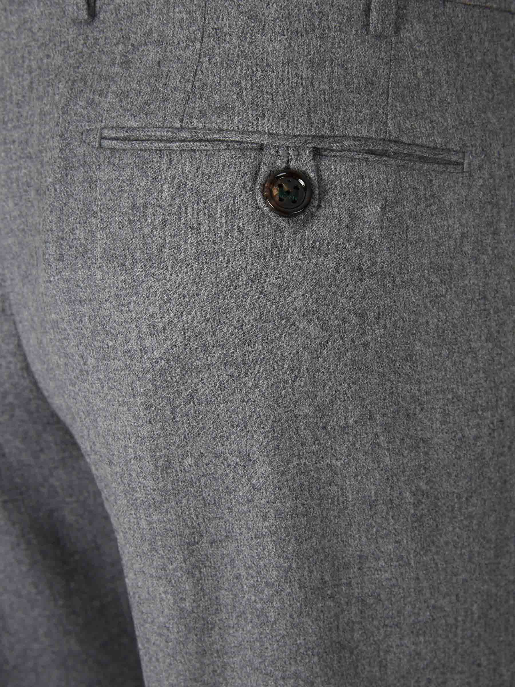 Outlet online Berwich Hombre Pantalones Vestir Lana color Gris sku 322-000484 02 - Foto 4