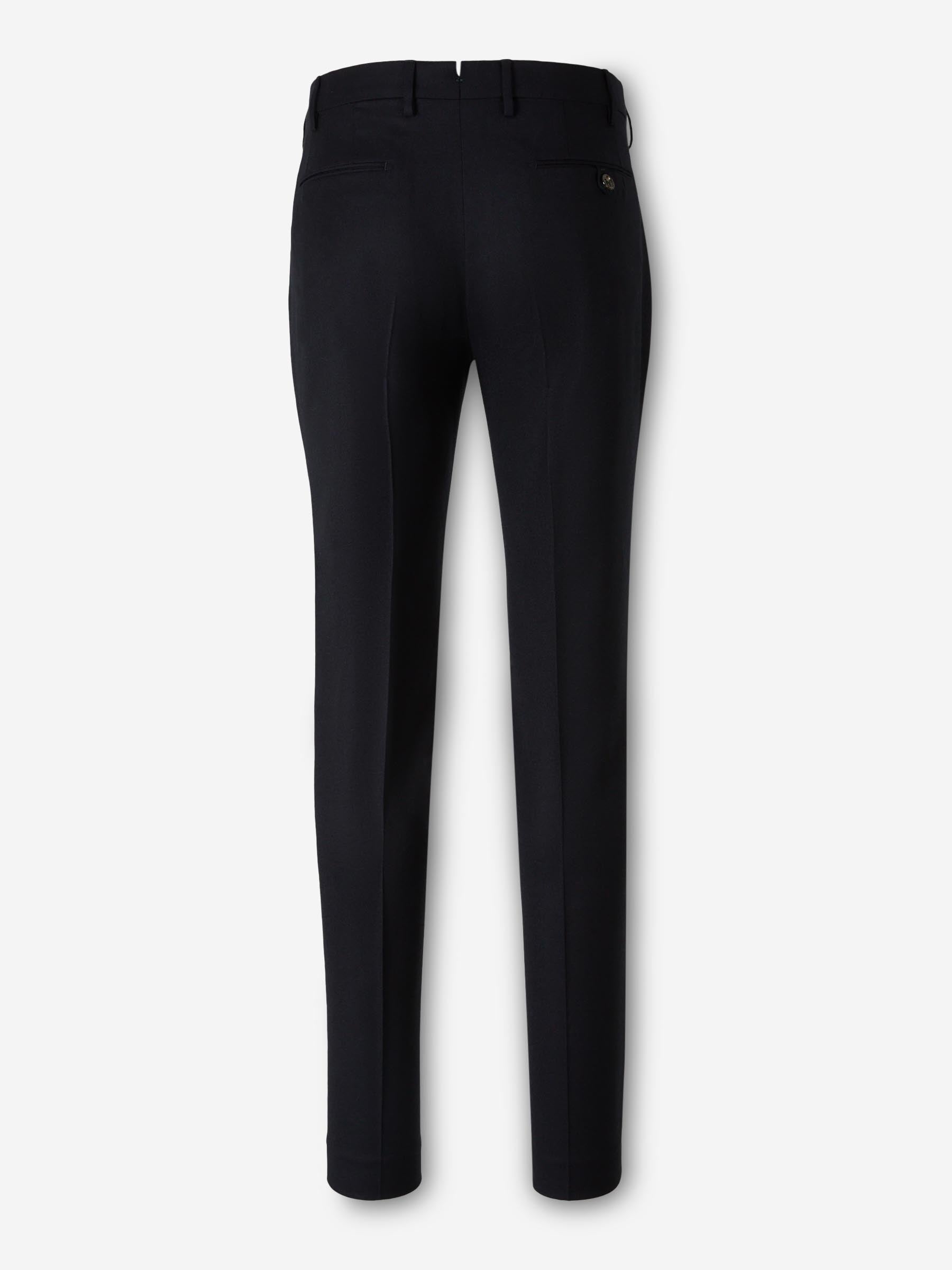 Outlet online Berwich Hombre Pantalones Vestir Lana color Azul Noche sku 322-000484 03 - Foto 2
