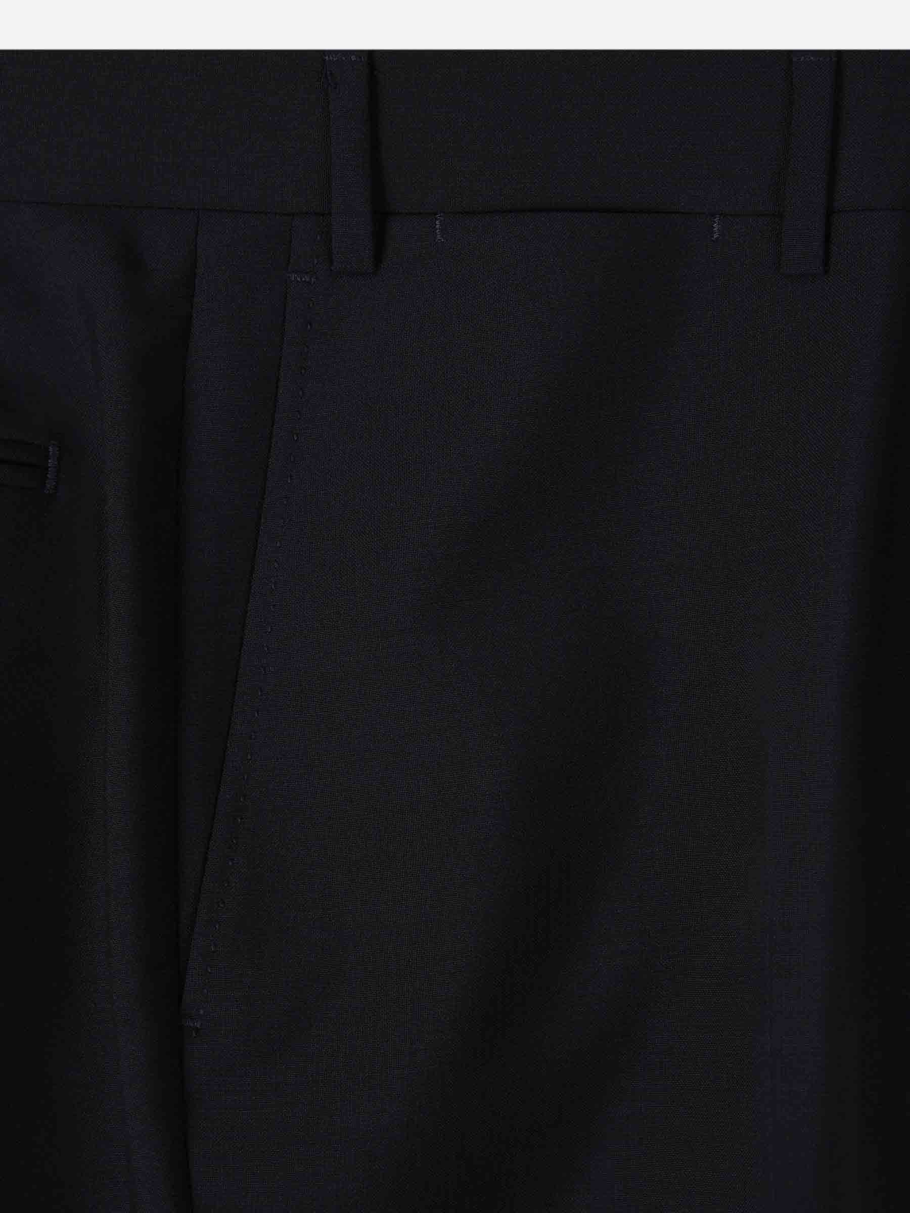 Outlet online Canali Hombre Pantalones Formales Lana color Negro sku 323-000248 01 - Foto 2
