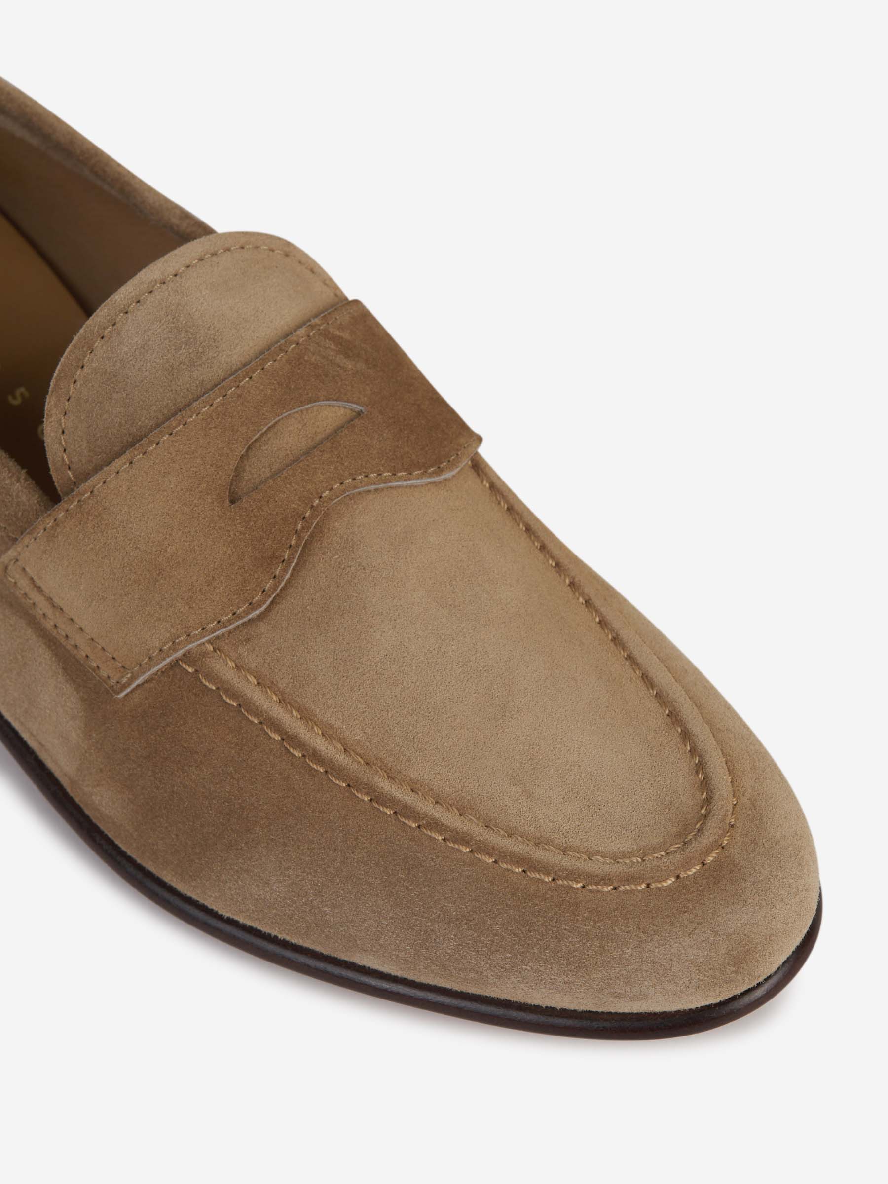 Outlet online Henderson Baracco Hombre Mocasines Piel Ante color Beis sku 611-004393 01 - Foto 5