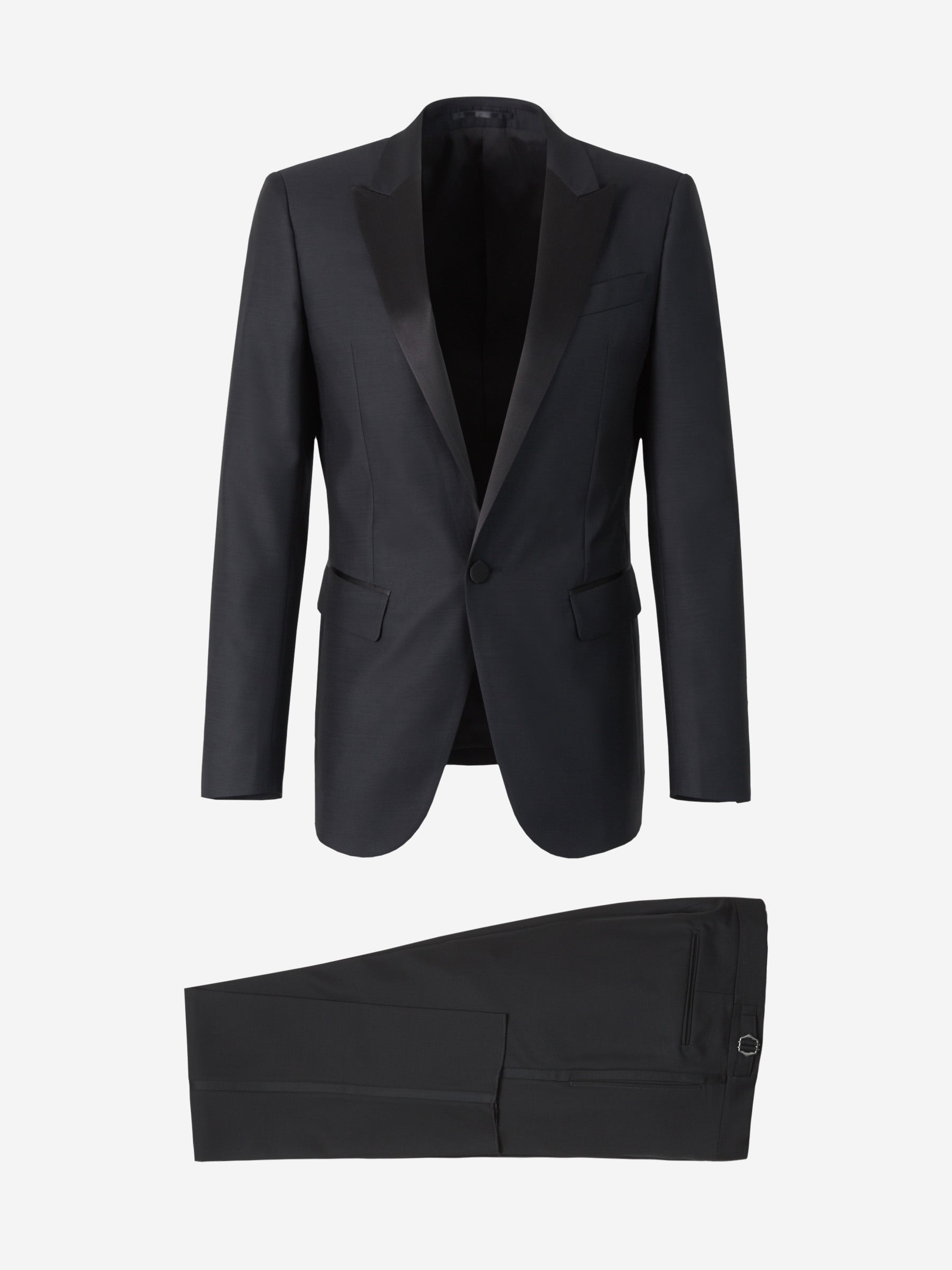 Outlet online Dsquared2 Hombre Smoking Berlin color Negro sku 331-000107 01 - Foto 1