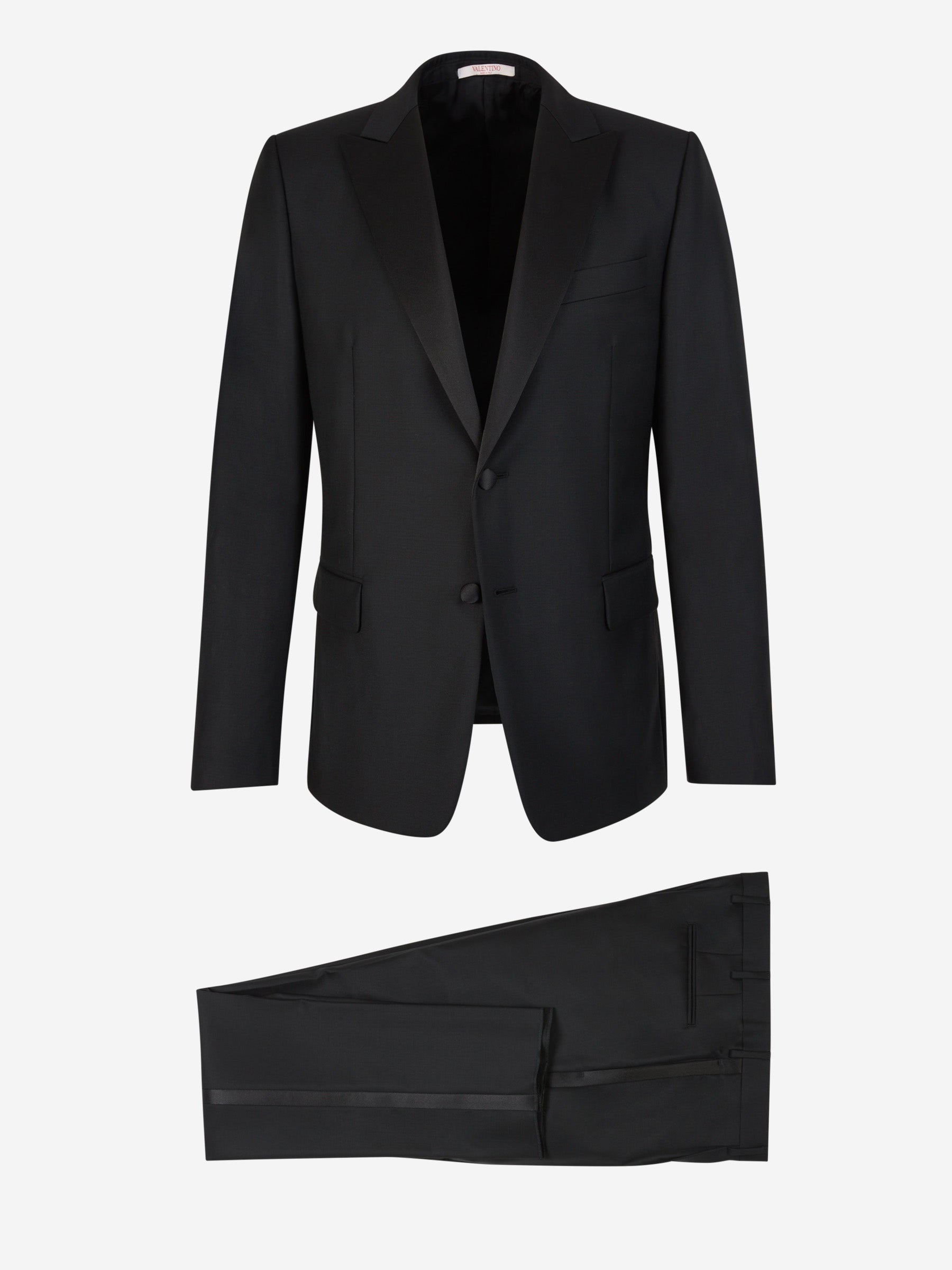 Valentino Hombre Barcelona Smoking Liso Lana color Negro sku 331-000128 01 - Foto 1