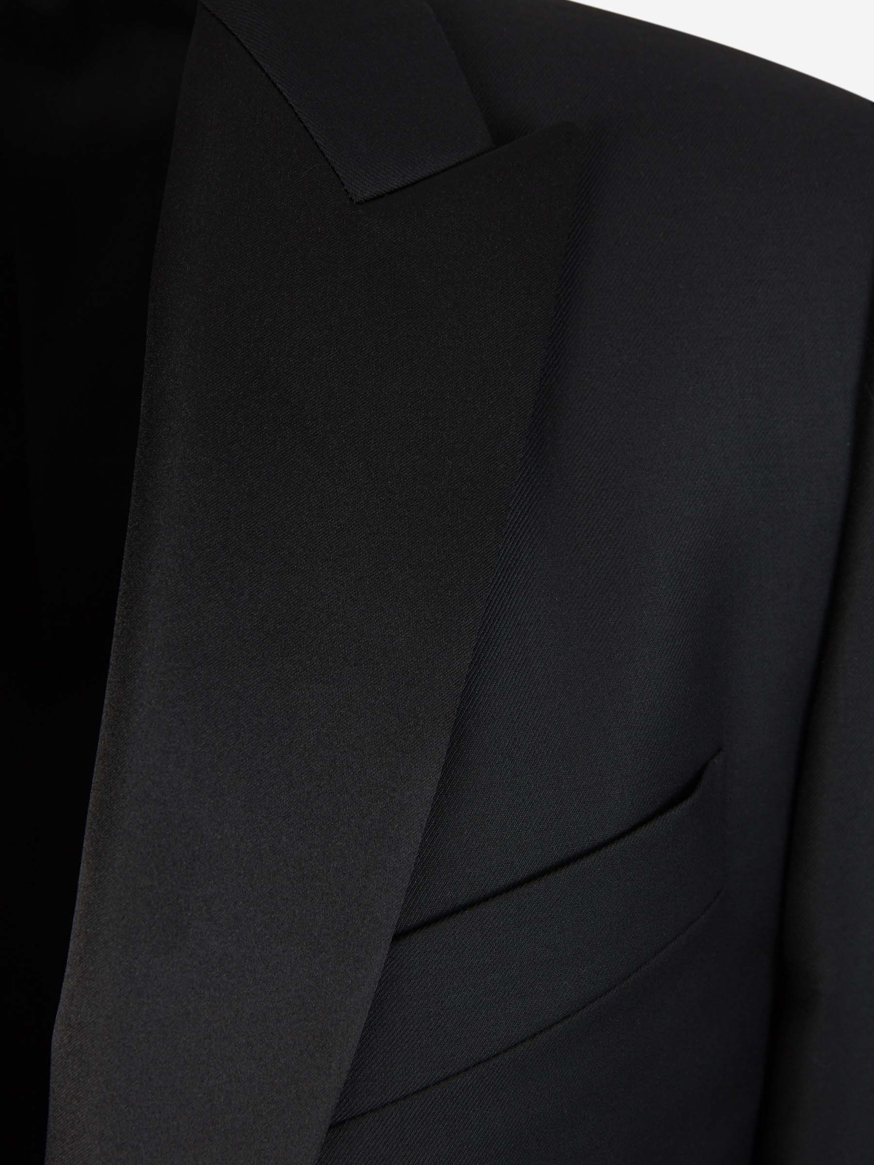 Valentino Hombre Barcelona Smoking Liso Lana color Negro sku 331-000128 01 - Foto 3