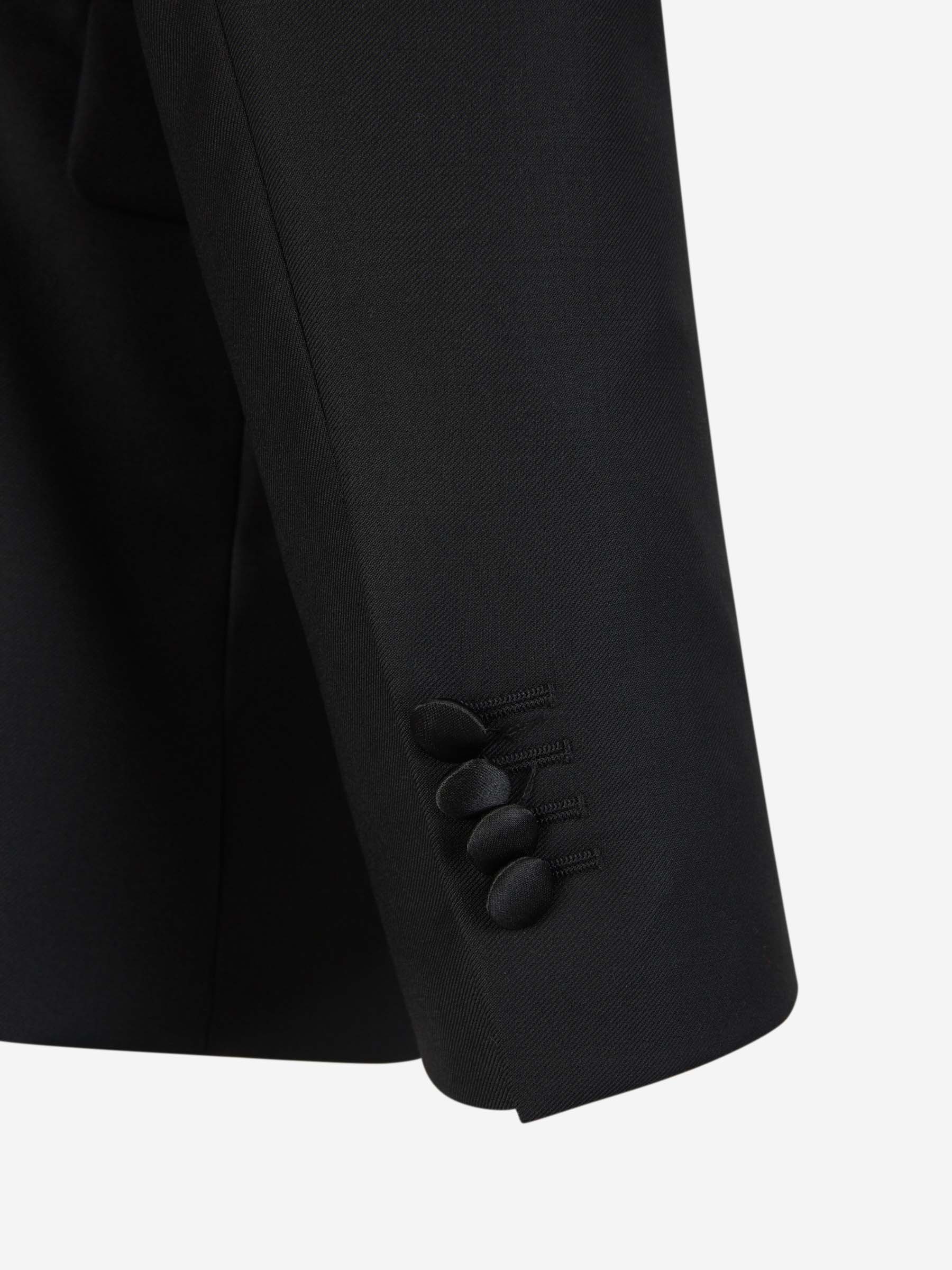 Valentino Hombre Barcelona Smoking Liso Lana color Negro sku 331-000128 01 - Foto 5