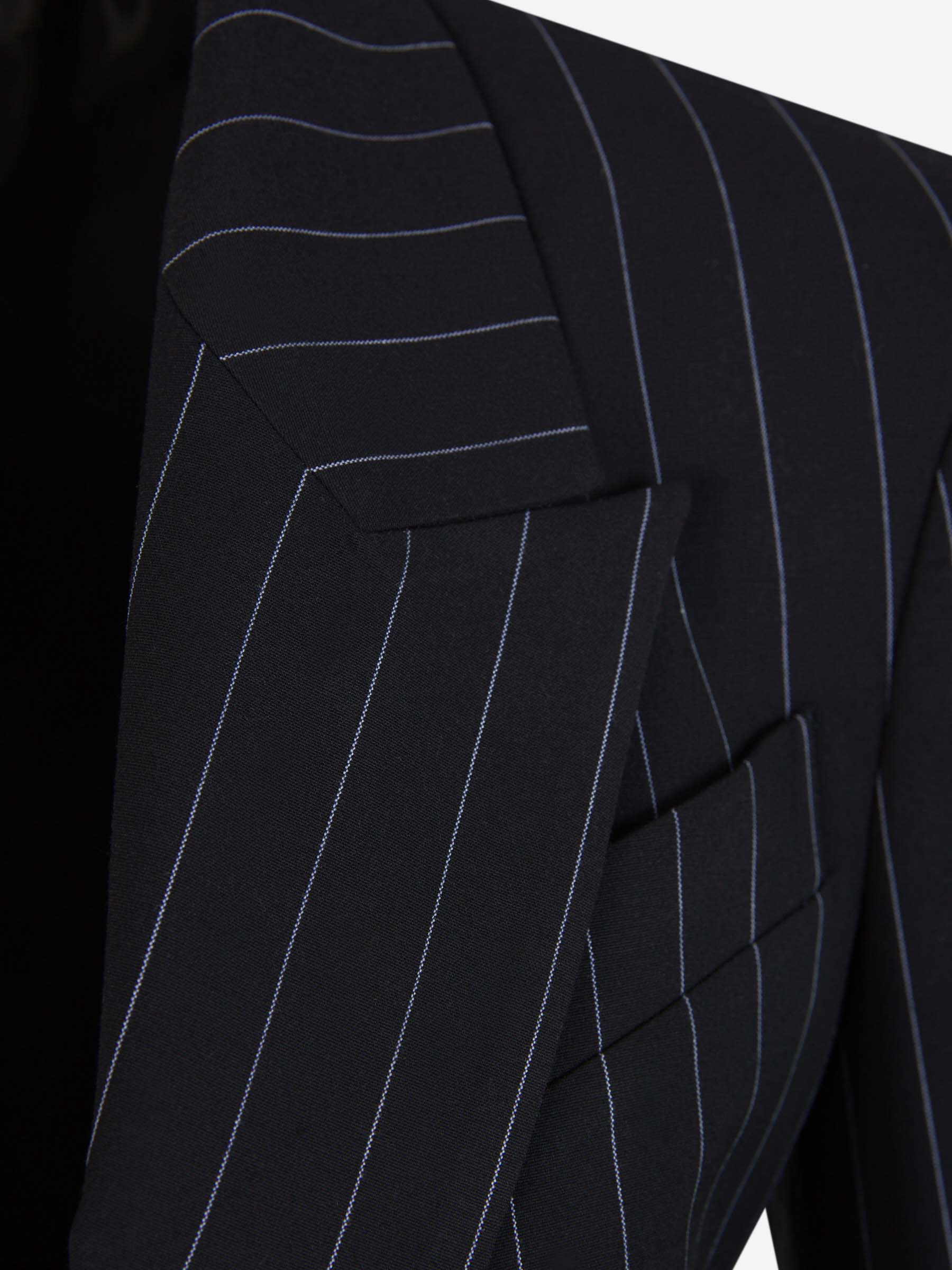 Outlet online The Attico Mujer Blazer Motivo Rayas color Azul Noche sku 741-002091 01 - Foto 3
