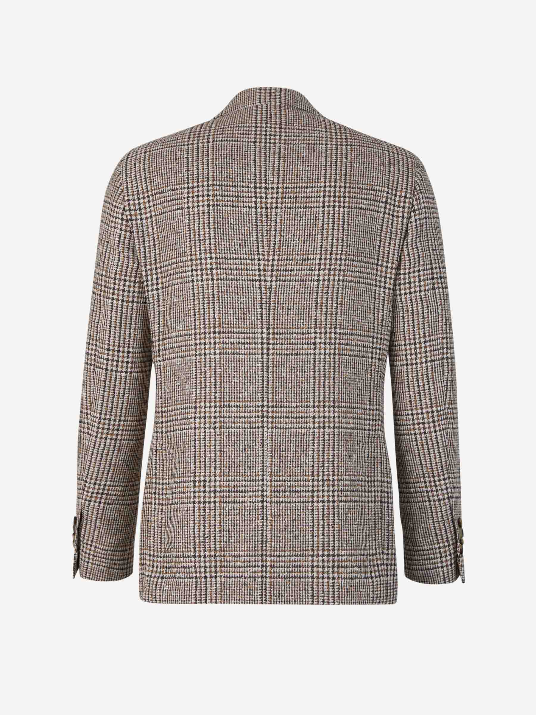Outlet online Lardini Hombre Americana Motivo Cuadros color Crema sku 302-003419 01 - Foto 2
